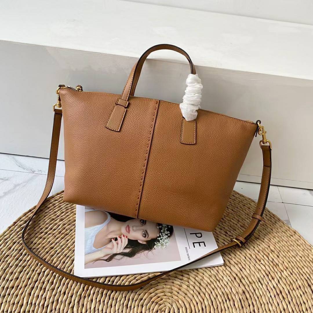 Tory Burch McGraw Top-Zip Satchel bag กระเป๋าสะพาย Crossbody ใบใหญ่ ทรงสวยสุดฮิต รุ่นใหม่ มาแรงที่สุดในตอนนี้!! วัสดุหนังแท้ สัมผัสนุ่มมือ หนังสวยสุดๆ