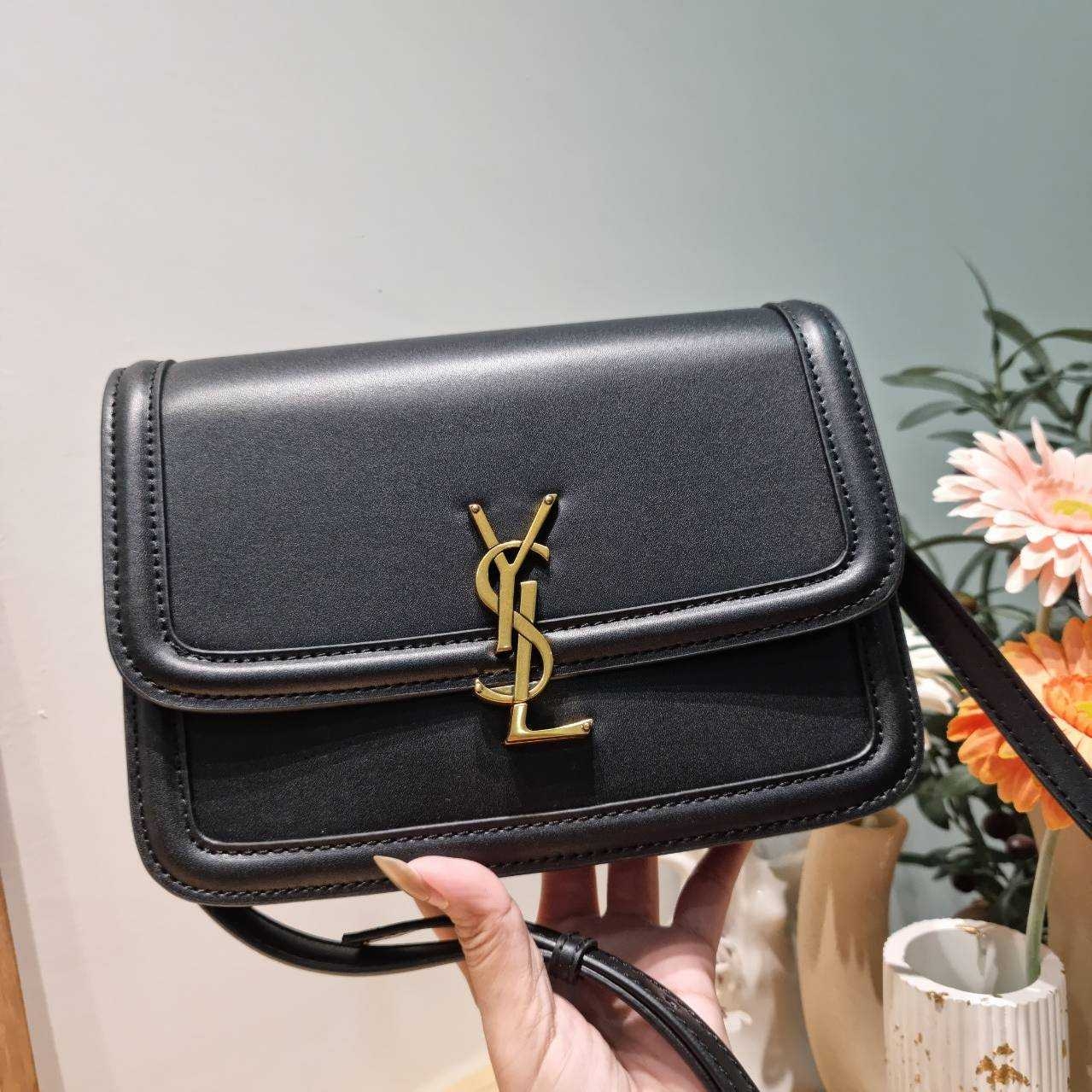 YSL Solferino satchel in box กระเป๋าสะพายโรเซ่ข้างโลโก้โดดเด่น ดีเทลดูแพง เกรดออริ 1:1 ใช้งานต่างประเทศได้