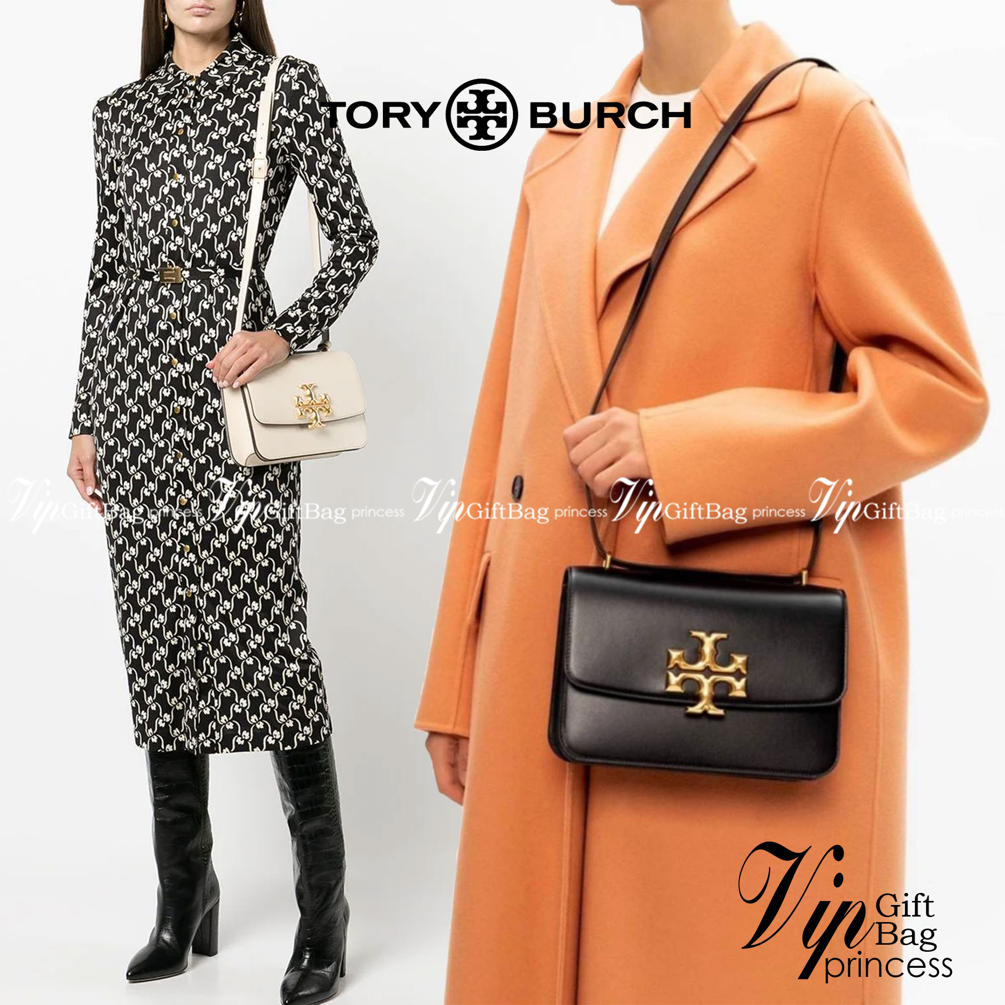 Tory Burch 75003 Eleanor Medium Convertible Shoulder Bag พร้อมส่งที่ไทย อีกรุ่นที่น่าครอบครองมากๆค่ะ กระเป๋าสะพายข้างและทบสายเป็นคล้องไหล่ได้ หนังแท้ชั้นดี ใช้ได้กับทุกๆโอกาส ห้ามพลาด ก่อนหมดนะคะ!!