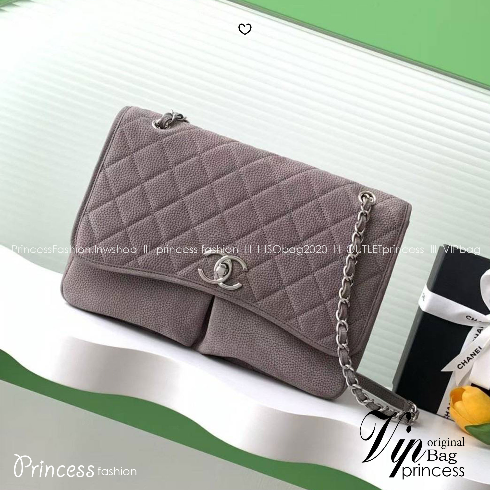 สลับแท้ New Chanel Classic flap bag (Ori)เทพ กระเป๋าสะพายหนังแท้ รุ่นวินเทจ เกรดดีสุด ผ่านทุก ตม 🤍 เกรดสั่งตัด ท็อปวีไอพี สลับแท้ 1:1 ภาพถ่ายจากงานขายจริง ใช้งานต่างประเทศได้