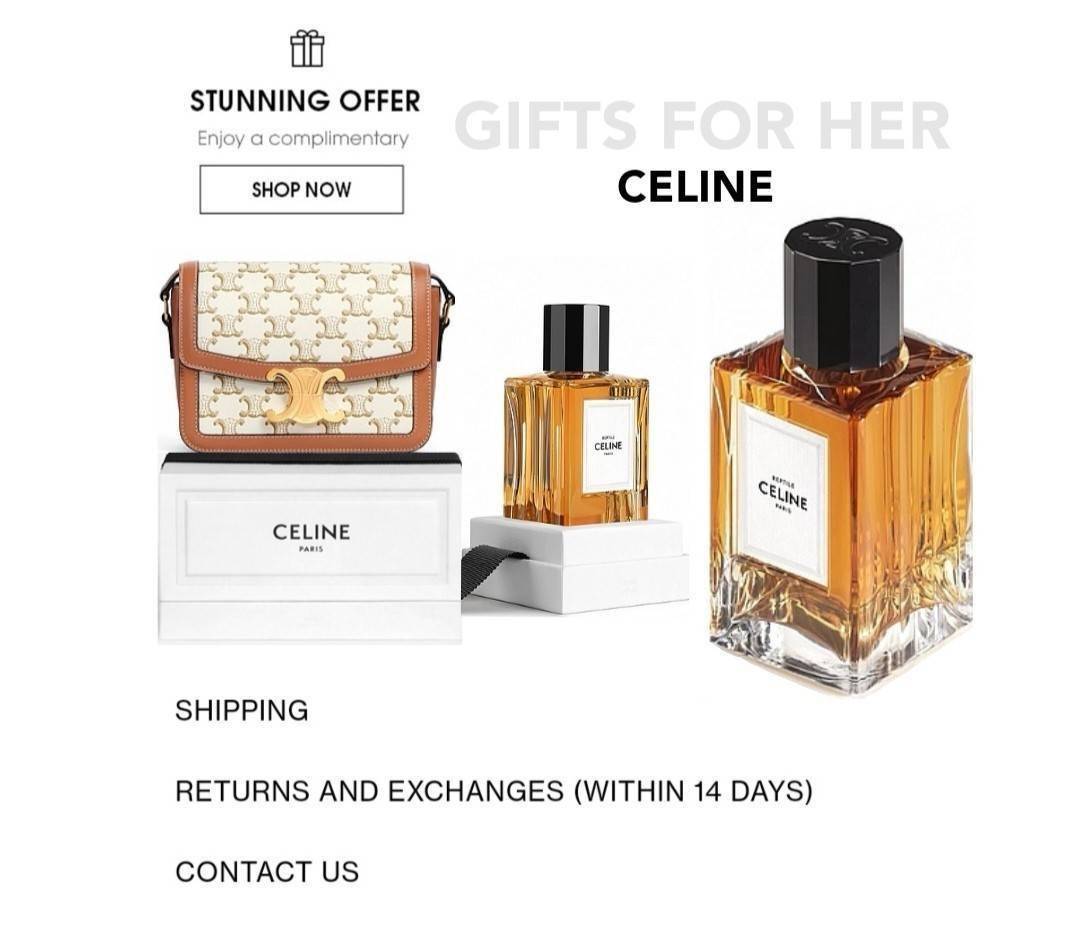 CELINE TRIOMPHE CROSSBODY BAG VIP GIFT WITH PURCHASE-GWP พรีเมี่ยมกิ๊ฟ Limited Edition จาก CELINE PERFUME DUTY FREE COUNTER วัสดุ TRIOMPHE CANVAS & LEATHER ดีไซน์ยอดนิยมสไตล์สาว LISA