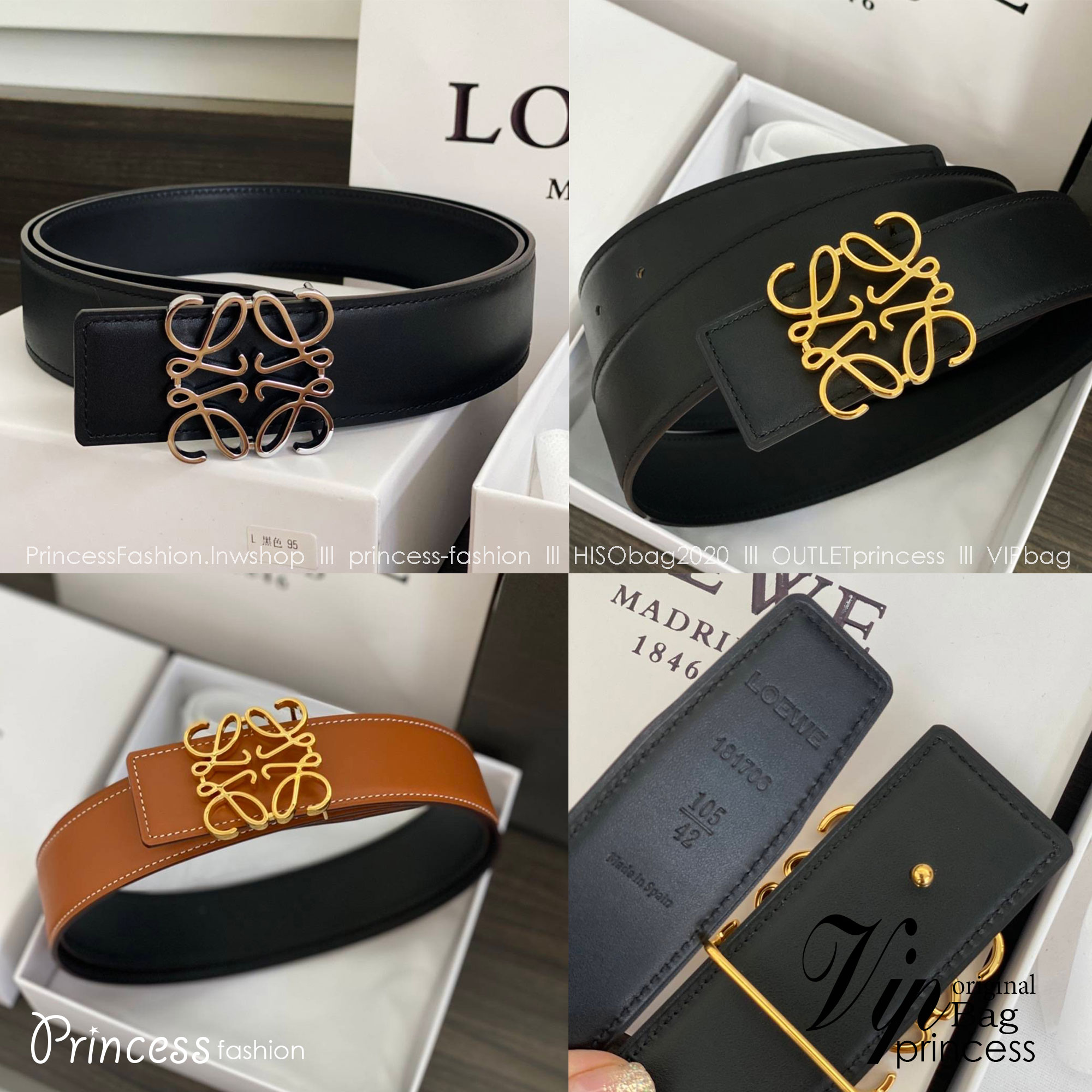 Loewe Belt / Loewe Anagram Leather Belt เข็มขัดโลเอเว่หนังแท้ สุดคลาสสิค วินเทจ เรียบง่าย ผู้ดี เป็นซิกเนเจอร์ ใช้งานเป็น everyday use ได้เลย วัสดุหนังแท้