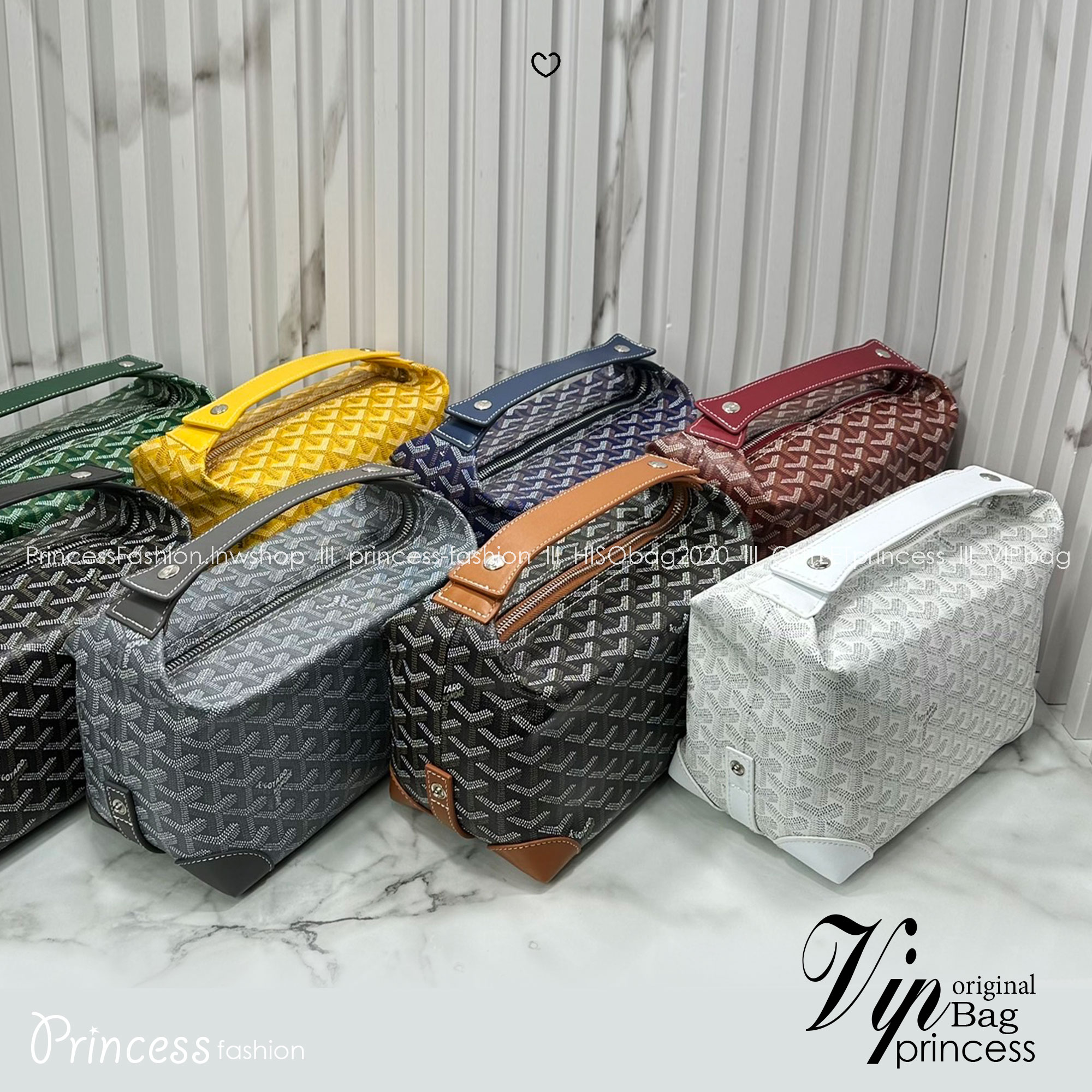 ORI หนังแท้ | Goyard Bowling 25 Toiletry Bag / Goyard Pouch กระเป๋าทรงพอช พร้อมสายถือจับถนัดมือใช้งานง่ายกะทัดรัด ตอบโจทย์ความเรียบง่ายแต่คลาสสิก ใช้ได้ทั้งชายหญิง หรูหรา ติดแกรมที่สุด เป็นรุ่นตามหา ที่ตอนนี้มีพร้อมส่งแล้วค่า