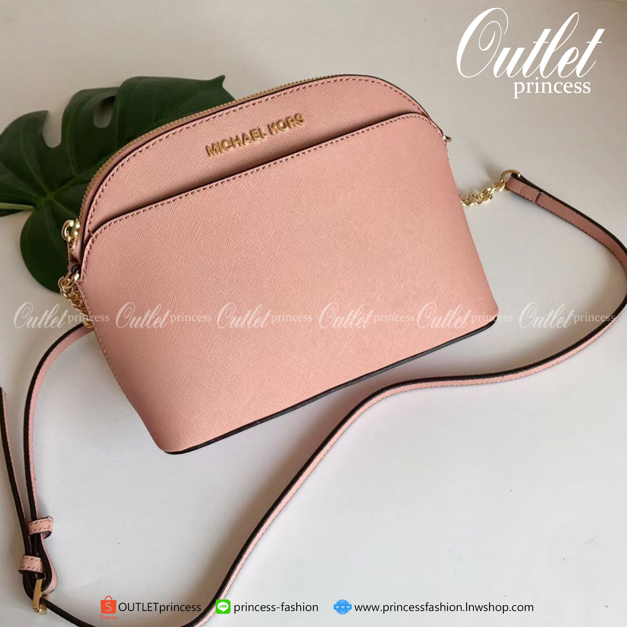 MICHEAL KORS CROSSBODY BAG กระเป๋าสะพายแบรนด์ดังทรงสุดฮิตหนัง SAFFIANO ทั้งใบ