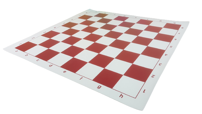 กระดานหมากรุกผ้าPVCม้วนพกพาขนาดช่อง 5.7x5.7 cm.