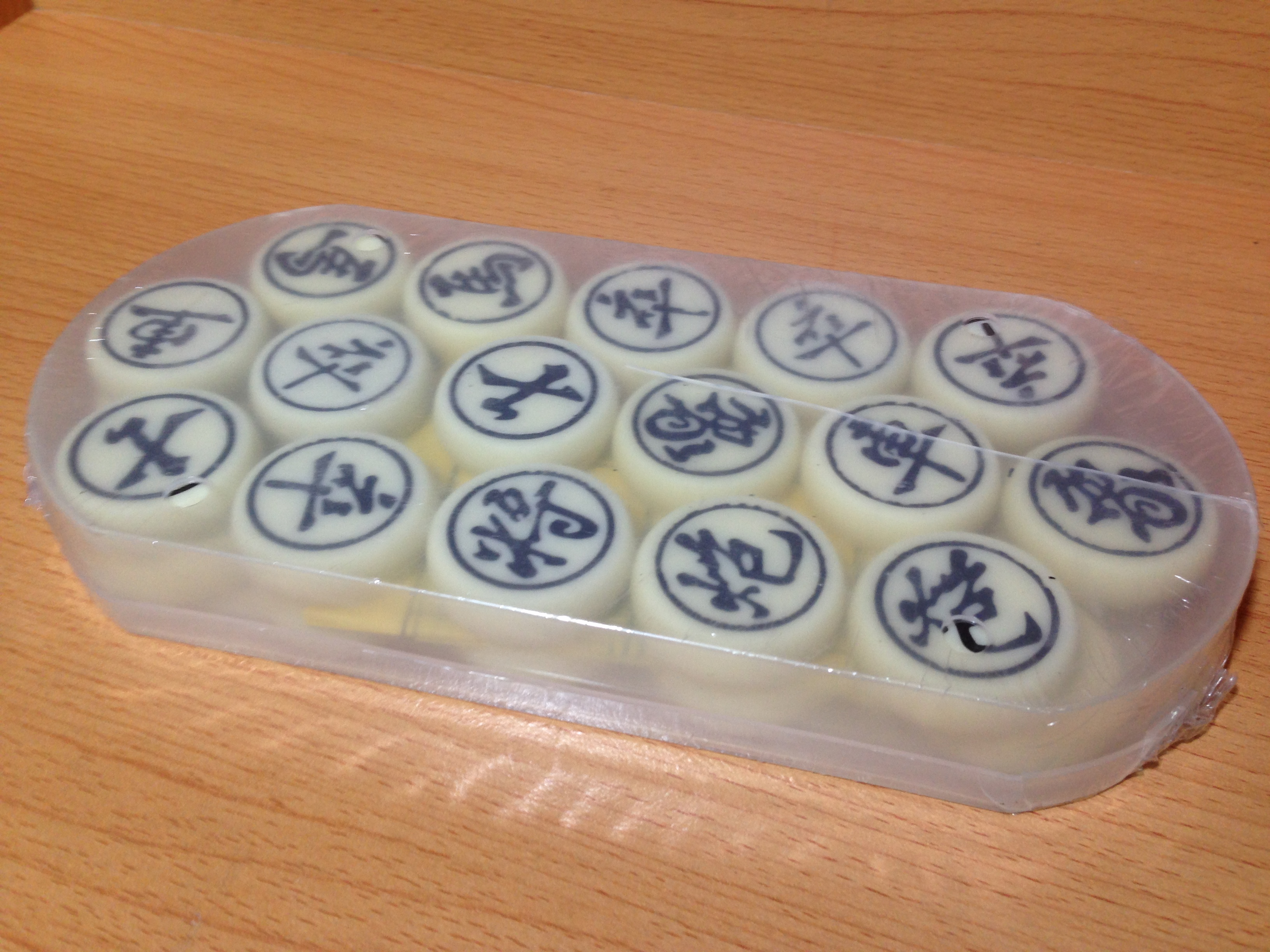 หมากรุกจีนพลาสติกพร้อมกระดานกระดาษ