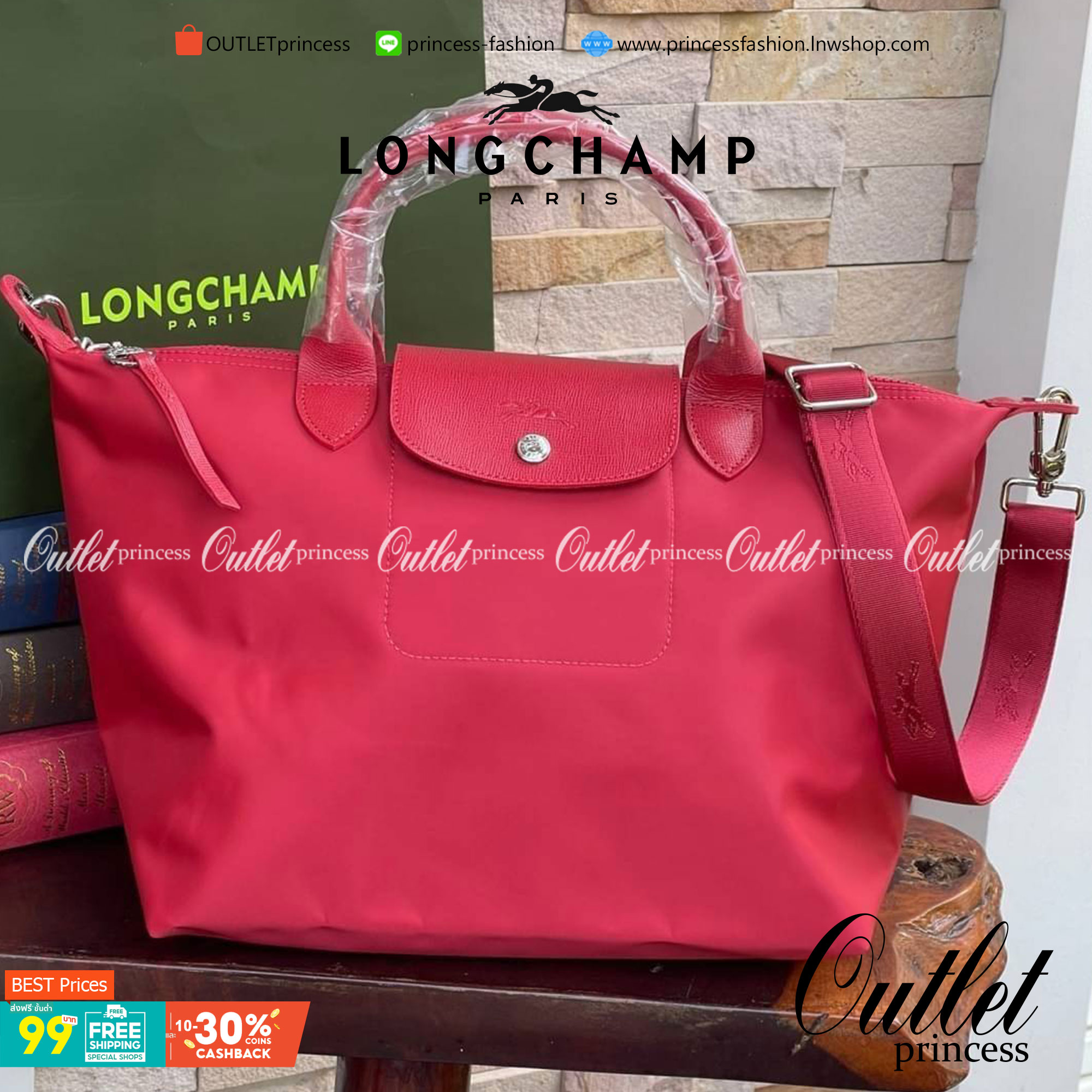 8สี พร้อมส่ง Longchamp LE PLIAGE NÉO TOP HANDLE BAG (medium size) อีกหนึ่งรุ่นยอดนิยม ที่สาวๆ ต้องมีไว้เก็บไว้สักใบ กระเป๋าโท้ทใบนี้ มาพร้อมกับสีที่มีสไตล์เรียบง่าย มีสายสะพายยาวปรับสั้นยาวได้ช่วยให้คุณสามารถสะพายไหล่ได้อย่างสบาย ในตัวสายปักโลโก้อันเป็นสั