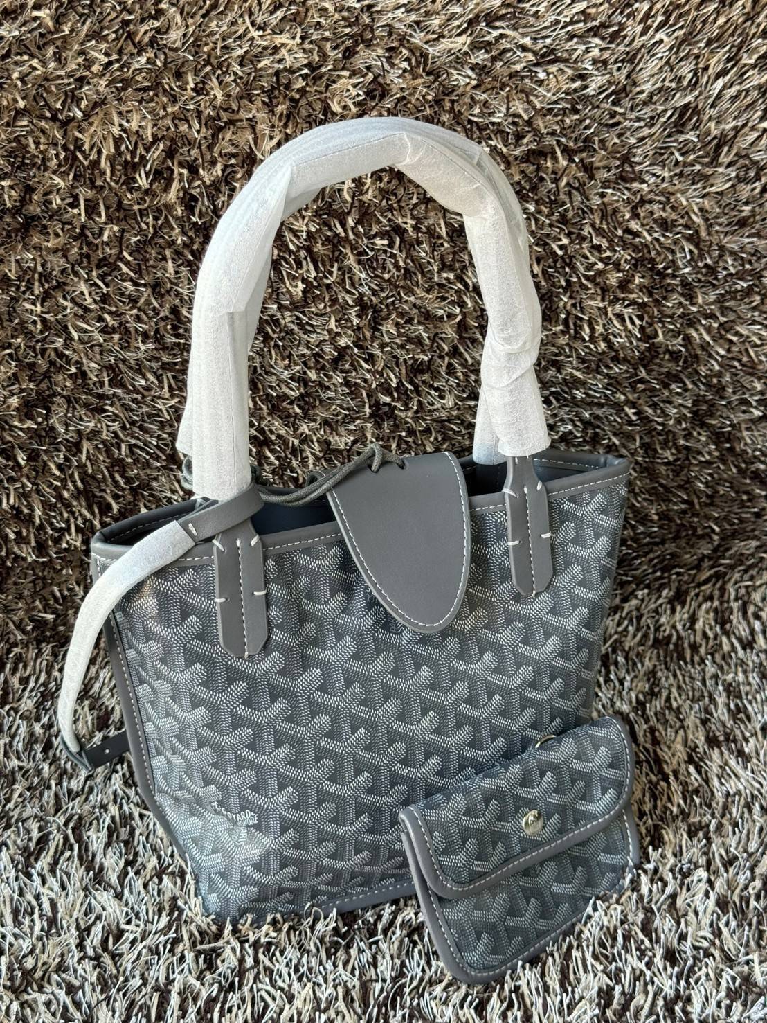 พร้อมส่ง 4 สี GOYARD ANJOU TOTE MINI / Goyard Villette Mini Tote Bag กระเป๋าทรงโท้ทมินิ แบรนด์หรูสัญชาติฝรั่งเศส 🧡 เกรดออริจินอล 1:1 สลับแท้ ใช้งานต่างประเทศได้