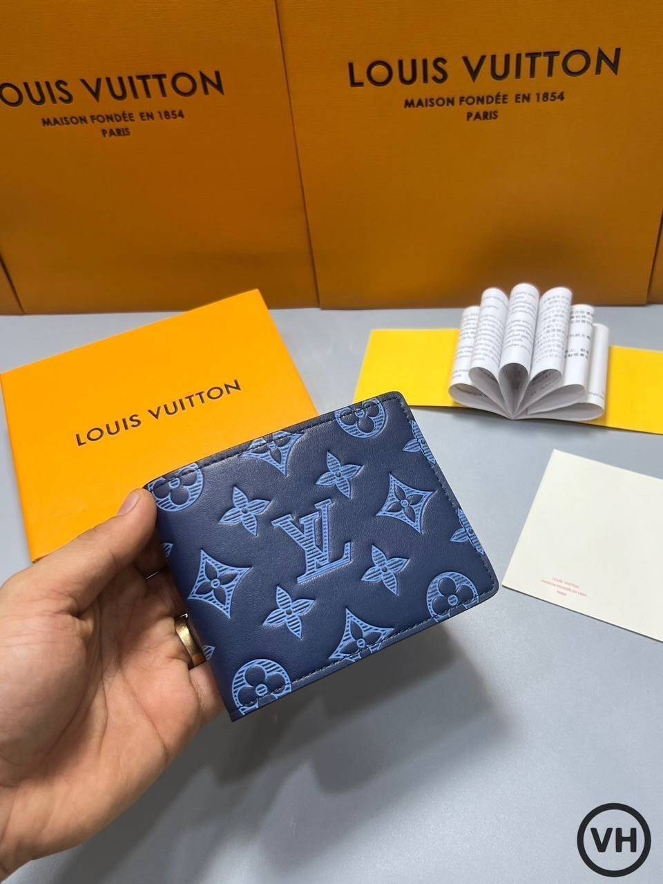 ORI หนังแท้ | LV Multiple Wallet / LV Short Wallet / LV Damier Graphite Wallet กระเป๋าสตางค์ใบสั้น กระเป๋าสตางค์ผู้ชาย