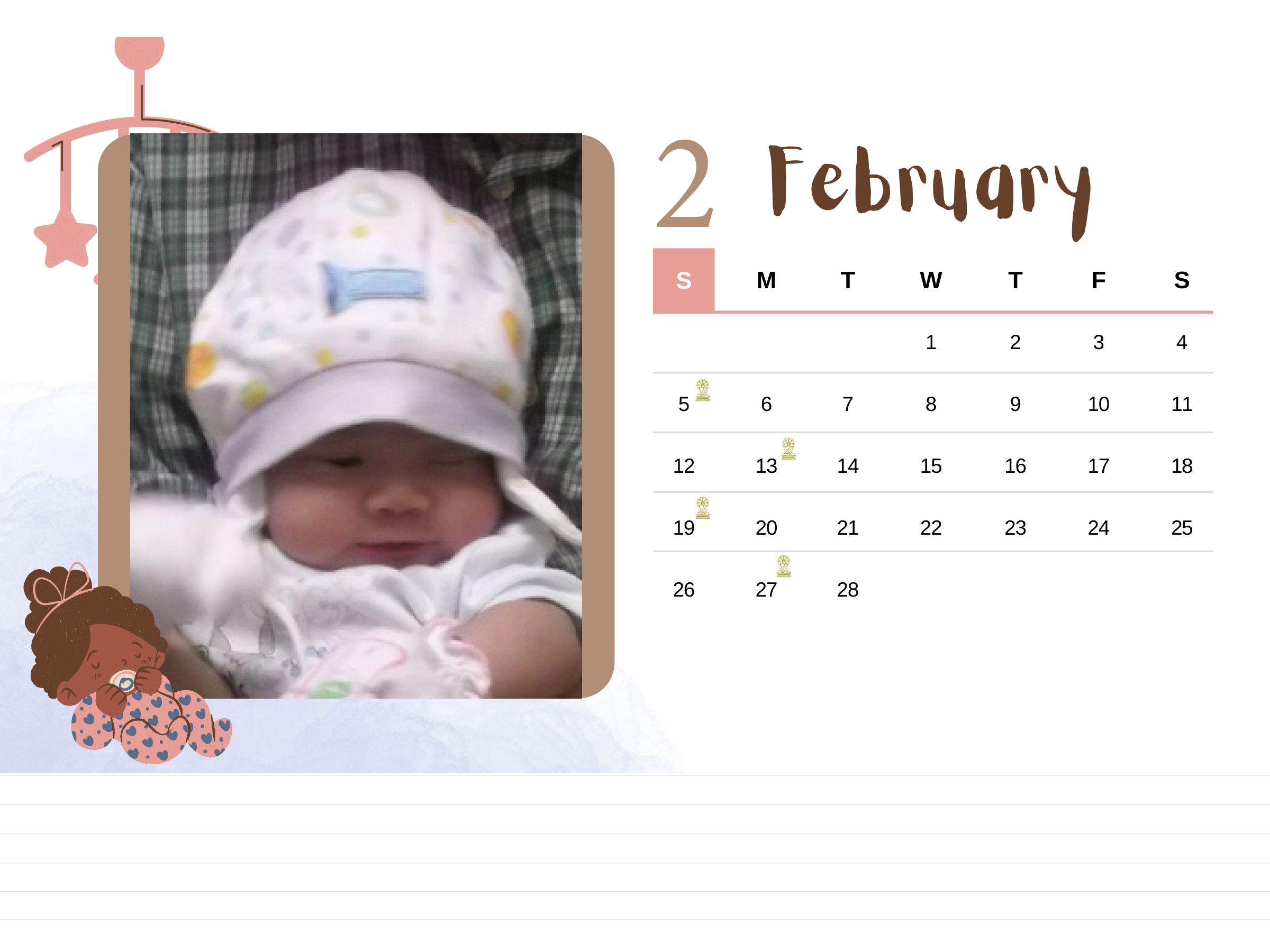 ปฏิทินส่วนตัว 6*8in