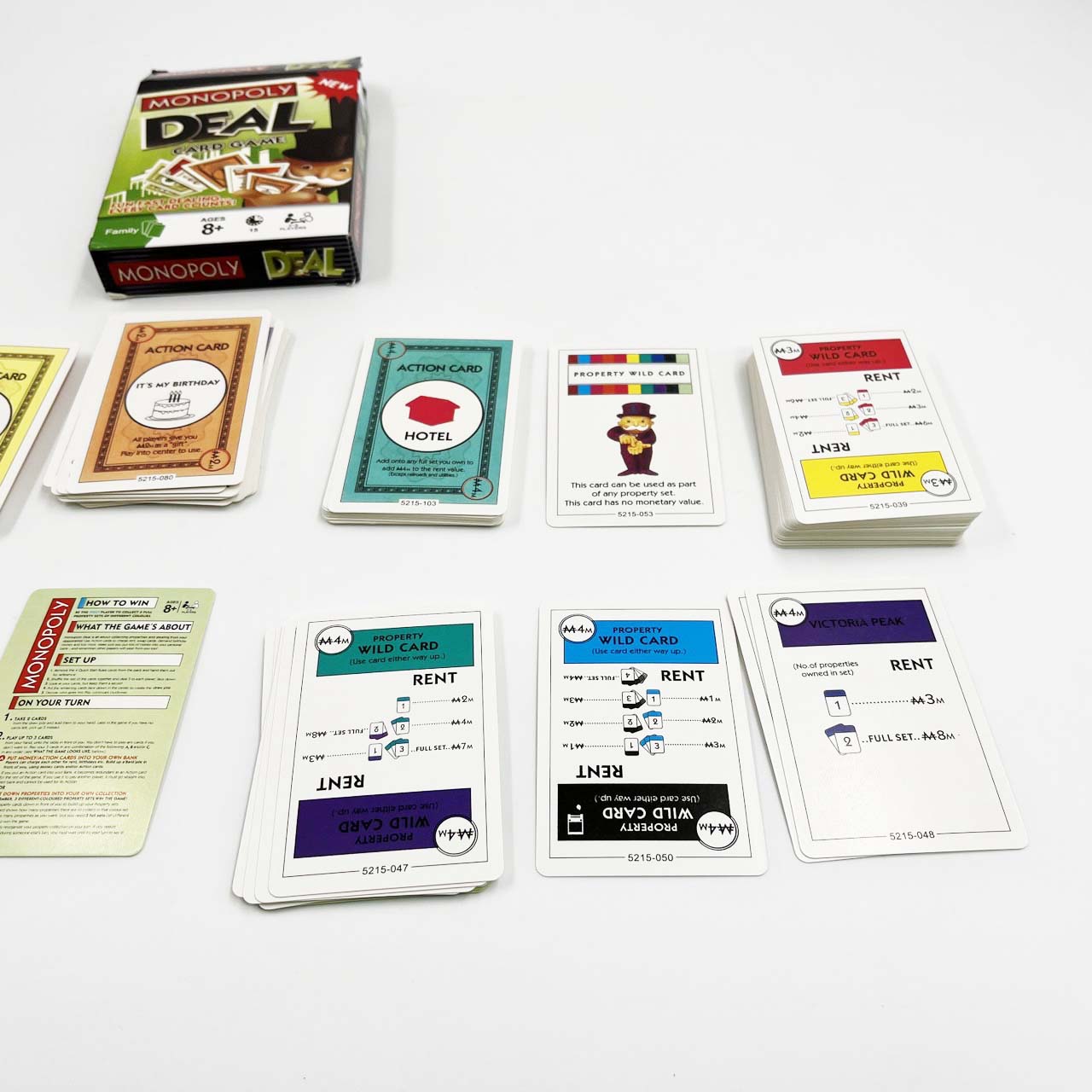 การ์ดเกมโมโนโพลี่ดีล Monopoly Deal แบบภาษาอังกฤษ