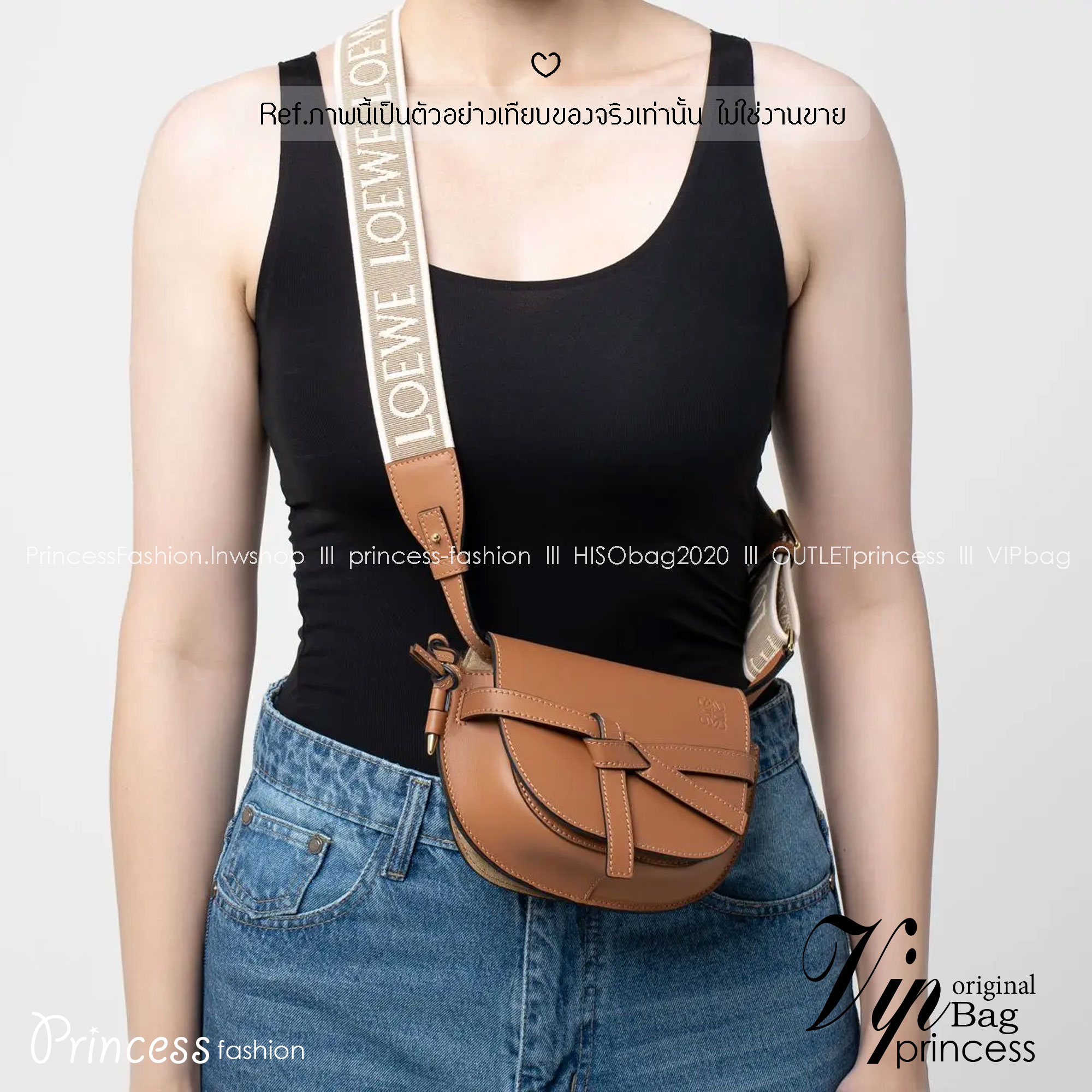 TOP ORI หนังแท้ | Loewe Mini Gate bag กระเป๋าสะพายทรงสวยไซส์มินิ ใช้ได้ทั้งหนุ่มๆและสาว คูลๆ สุดยอดแบรนด์ที่ดีไซน์เป็นเอกลักษณ์ โดดเด่น สวยหรู สไตล์คลาสสิค