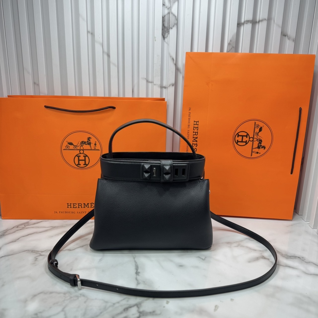 ORI หนังแท้ | Hermes Medor Bag กระเป๋าสะพายดีไซน์ใหม่ แบรนด์หรูระดับไฮคลาส หรูหรา ลัคชู
