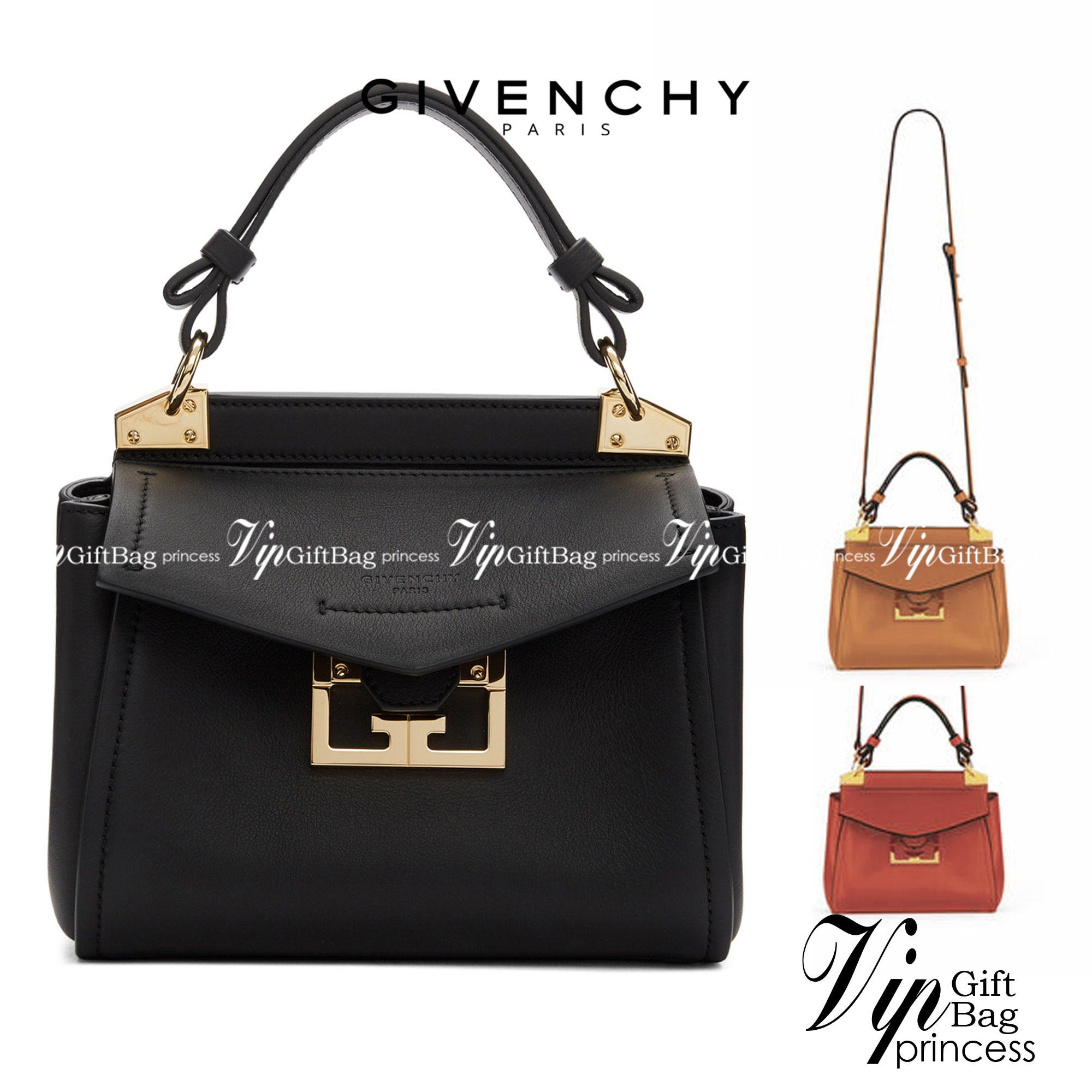 หนังแท้ Givenchy Mini Mystic Calfskin Leather Satchel / Givenchy Top Handle Bag กระเป๋ารุ่นใบใหม่จากแบรนด์หรู การออกแบบเชิงมุมโดดเด่นด้วยแผ่นปิดสามเหลี่ยมที่มีรายละเอียดพร้อมการปิดด้วยแม่เหล็ก double-G พกติดตัวไว้ที่หูหิ้วด้านบนหรือสวมสายสะพายทรงเรียวเพื่