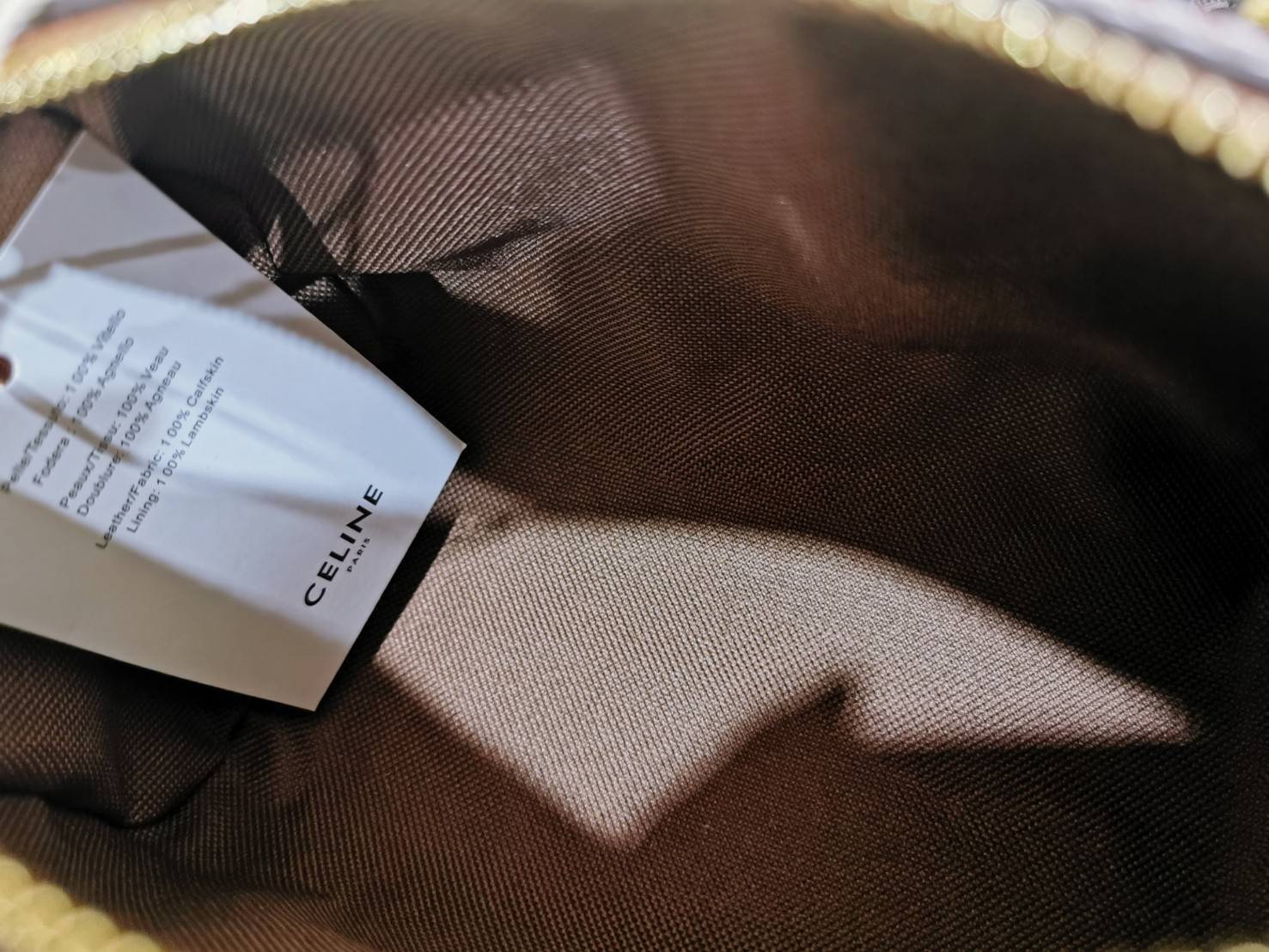 CELINE MINI BOSTON IN TRIOMPHE CANVAS / CELINE MINI CROSSBODY BAG VIP วัสดุแคนวาสหนังสวยอยู่ทรง ดีไซน์ยอดนิยมทรง Speedy ประดับสร้อย สายโซ่สีทองหรูเปิดปิดด้วยซิปคู่แบรนด์