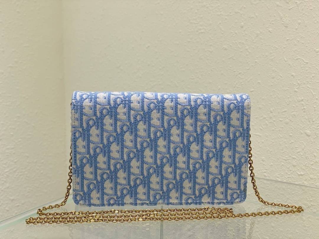 Dior Saddle Pouch Blue Oblique Jacquard / Dior oblique Saddle pouch เกรดใช้งานสลับของจริง ออริจินอล ภาพสินค้าถ่ายจากงานขายจริง ใช้งานต่างประเทศได้
