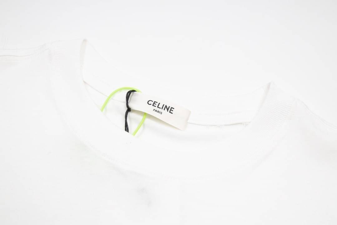 Celine T-Shirt / CL T-Shirts เสื้อยืดแบรนด์เนม เสื้อแบรนด์หรู เกรดออริจินอล สลับแท้ ภาพถ่ายจากงานจริง ใช้งานต่างประเทศได้