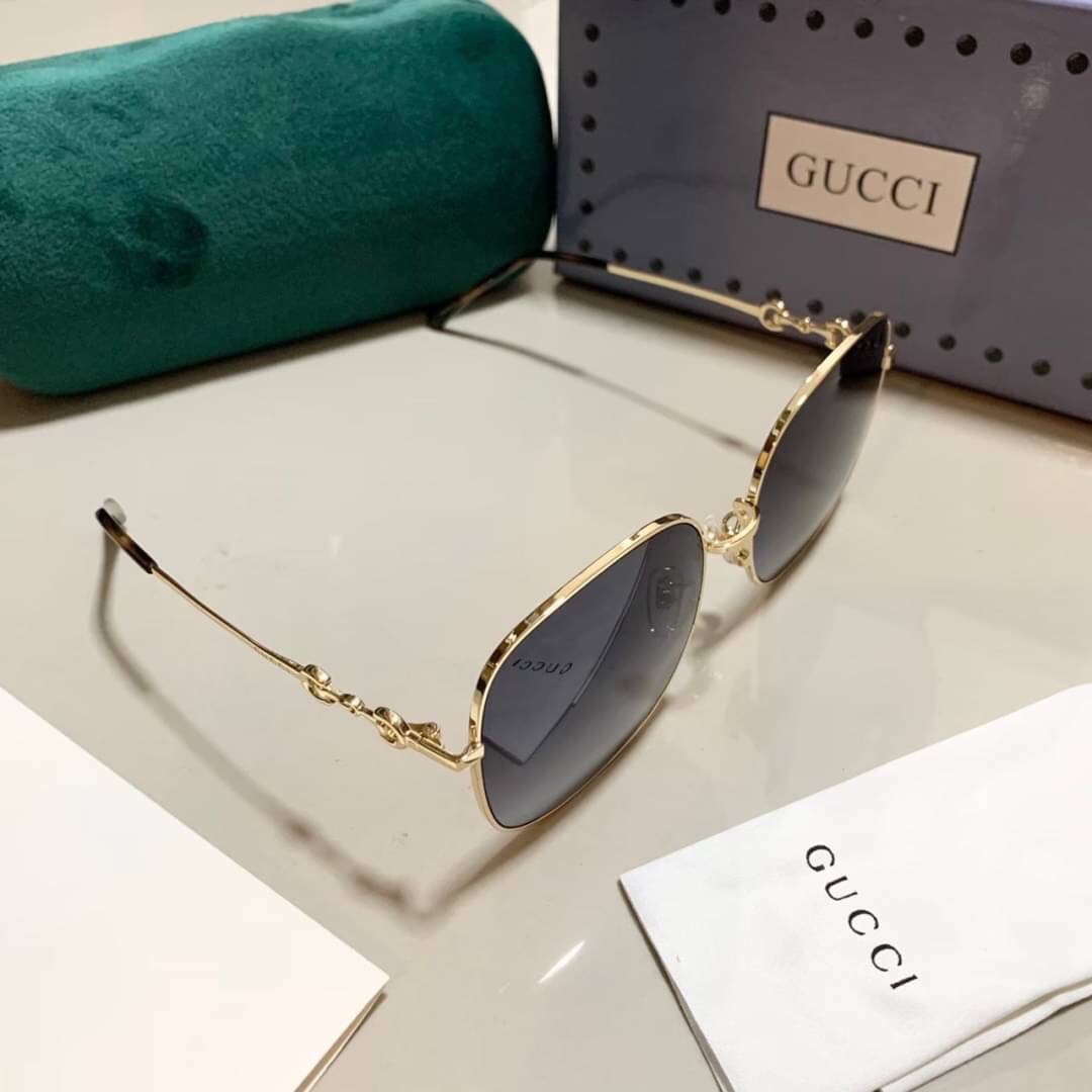 GUCCI SUNGLASSES แว่นตากันแดดชาแนล เกรดออริจินอล 1:1 งานสวยสุด คุณภาพดี Hi-quality กันแดดเต็มประสิทธิภาพ UV protection ภาพถ่ายจากสินค้าจริง