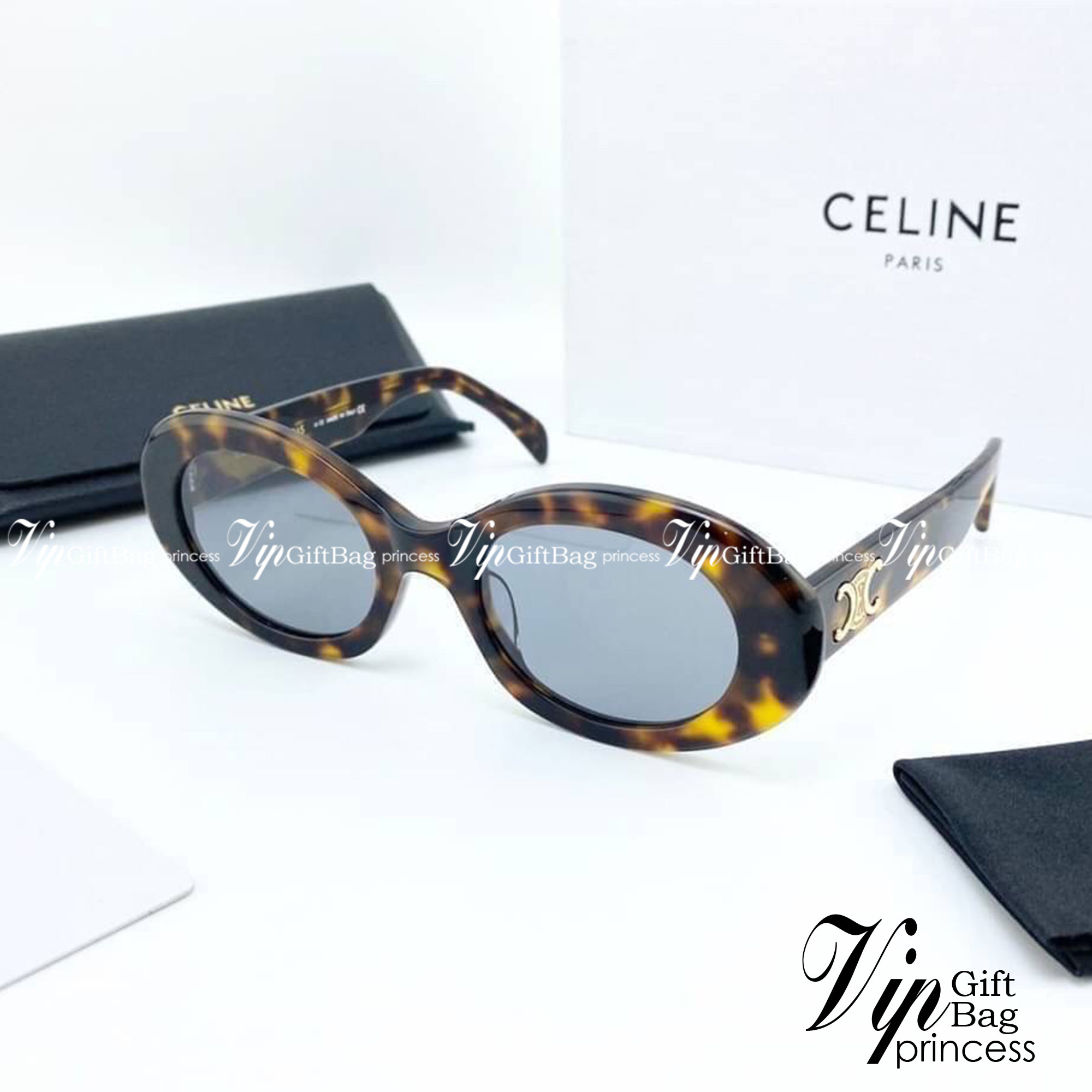 CELINE SUNGLASSES แว่นตากันแดดซีลีน เกรดออริจินอล 1:1 งานสวยสุด คุณภาพดี Hi-quality กันแดดเต็มประสิทธิภาพ UV protection ภาพถ่ายจากสินค้าจริง