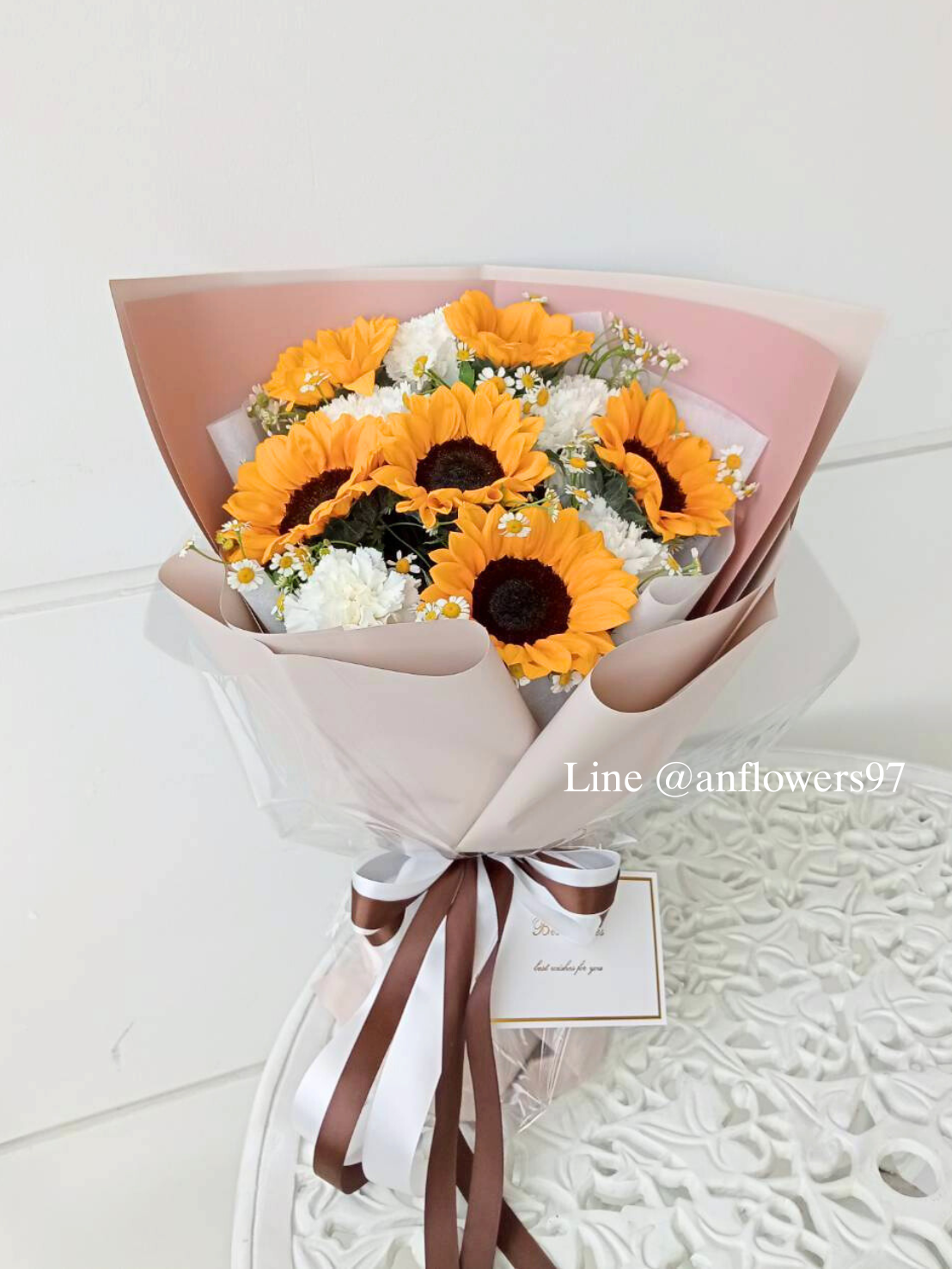 ช่อดอกทานตะวัน