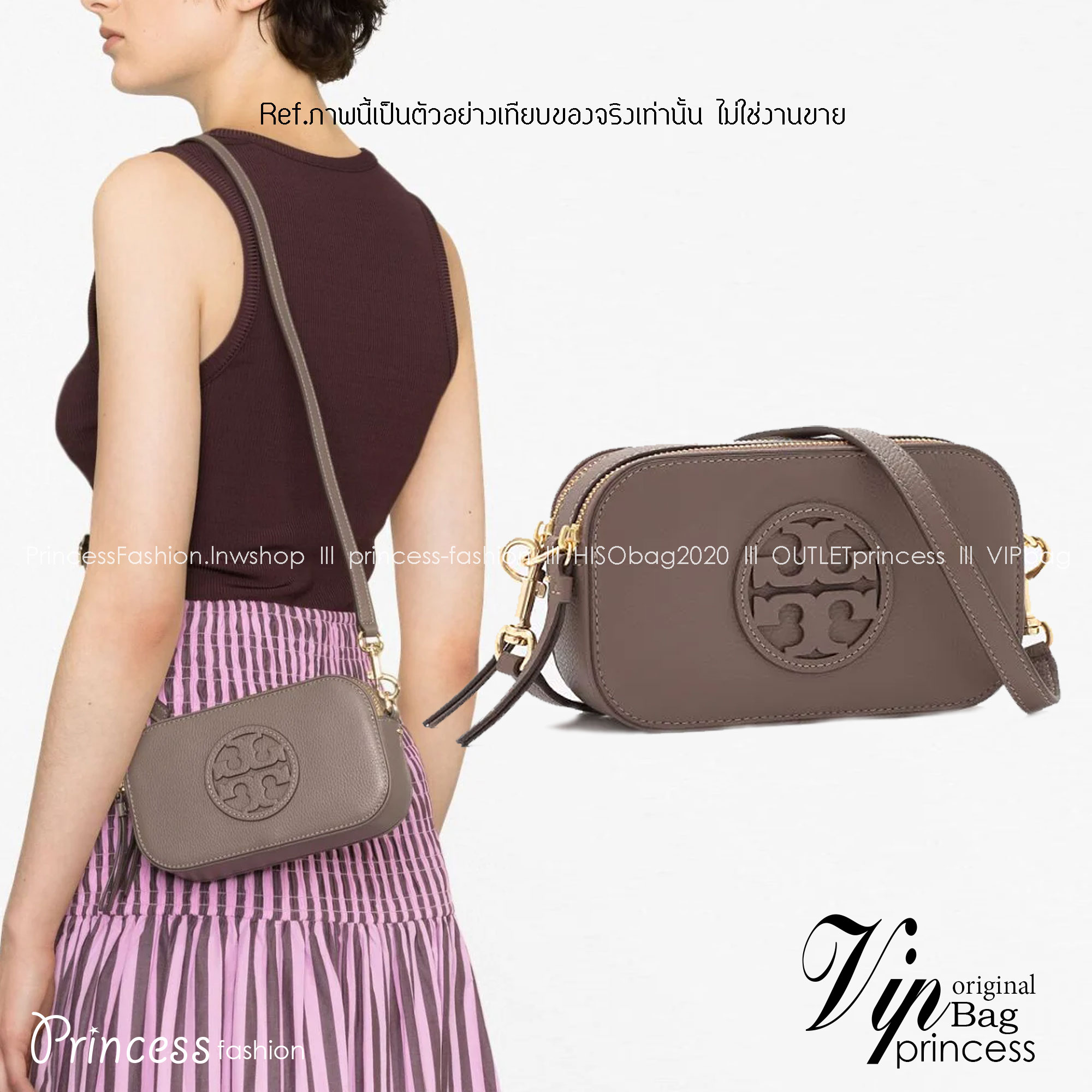 TORY BURCH Miller Mini Crossbody Bag / TORY CAMERA BAG / TORY BAG พร้อมส่ง 5 สี กระเป๋าสะพายใบเล็กมินิมอลในรูปทรงใหม่ที่คล่องตัว