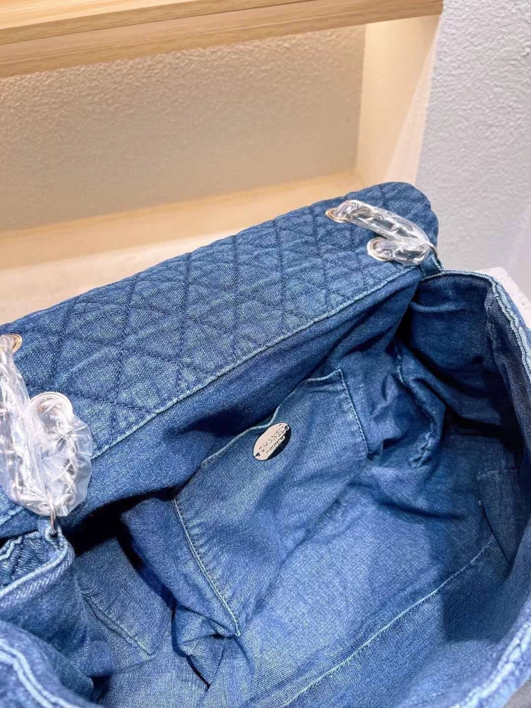 CHANEL Large Denim Flap Bag พร้อมส่ง 2 สี 16"