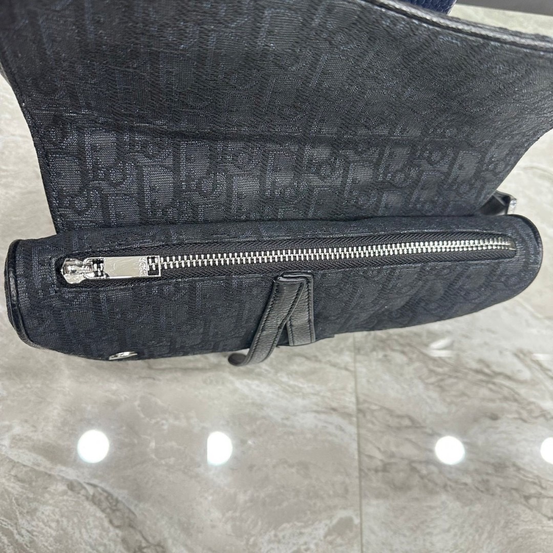 พร้อมส่ง 2 สี DIOR Saddle Bag Black Dior Oblique Jacquard กระเป๋าคาดอกดิออร์ เกรดออริ สลับแท้ 1:1 ใช้ต่างประเทศได้