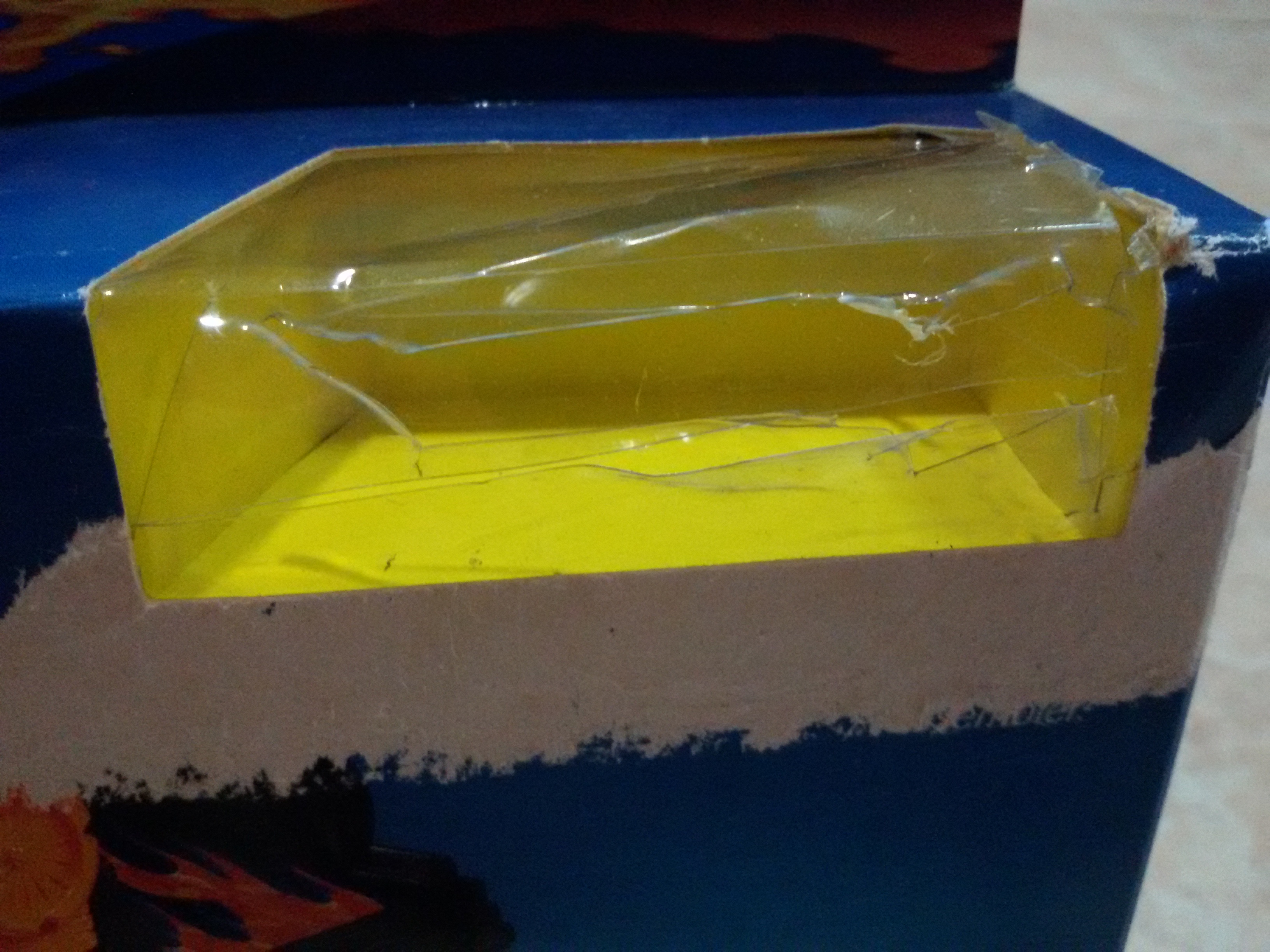 Hot Wheels Crash Test Playset without car รางรถฮ๊อตวิลมือหนึ่งกล่องไม่สวย