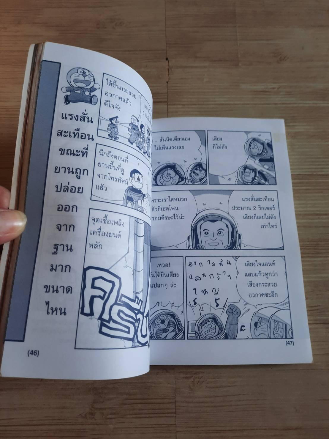 โดเรมอนกับนักบินอวกาศ พิมพ์ครั้งที่ 4 มาริ มาโมรุ เรื่อง อังคณา รัตนจันทร์ แปล