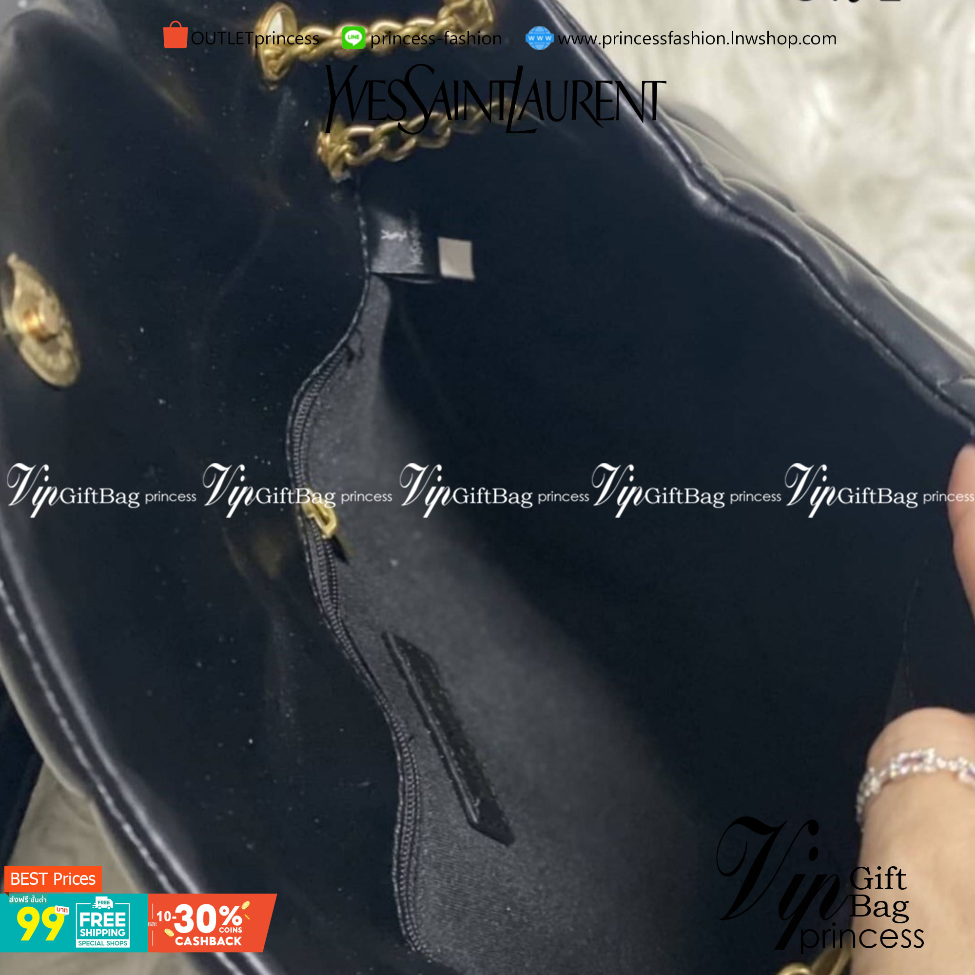 VIP 】YSL Saint Laurent Loulou Puffer quilted leather shoulder bag มามุงค่าา ใครเล็งใบนี้มาแล้วน้า งานหนังสวยเงางามสมการรอคอย มาแบบครบเซ็ทพร้อมถุงผ้าและกล่อง นอกจากจะซื้อมาใช้เองแล้ว ก็เหมาะซื้อเป็นของขวัญให้คนรู้จักเช่นกันนะคะ