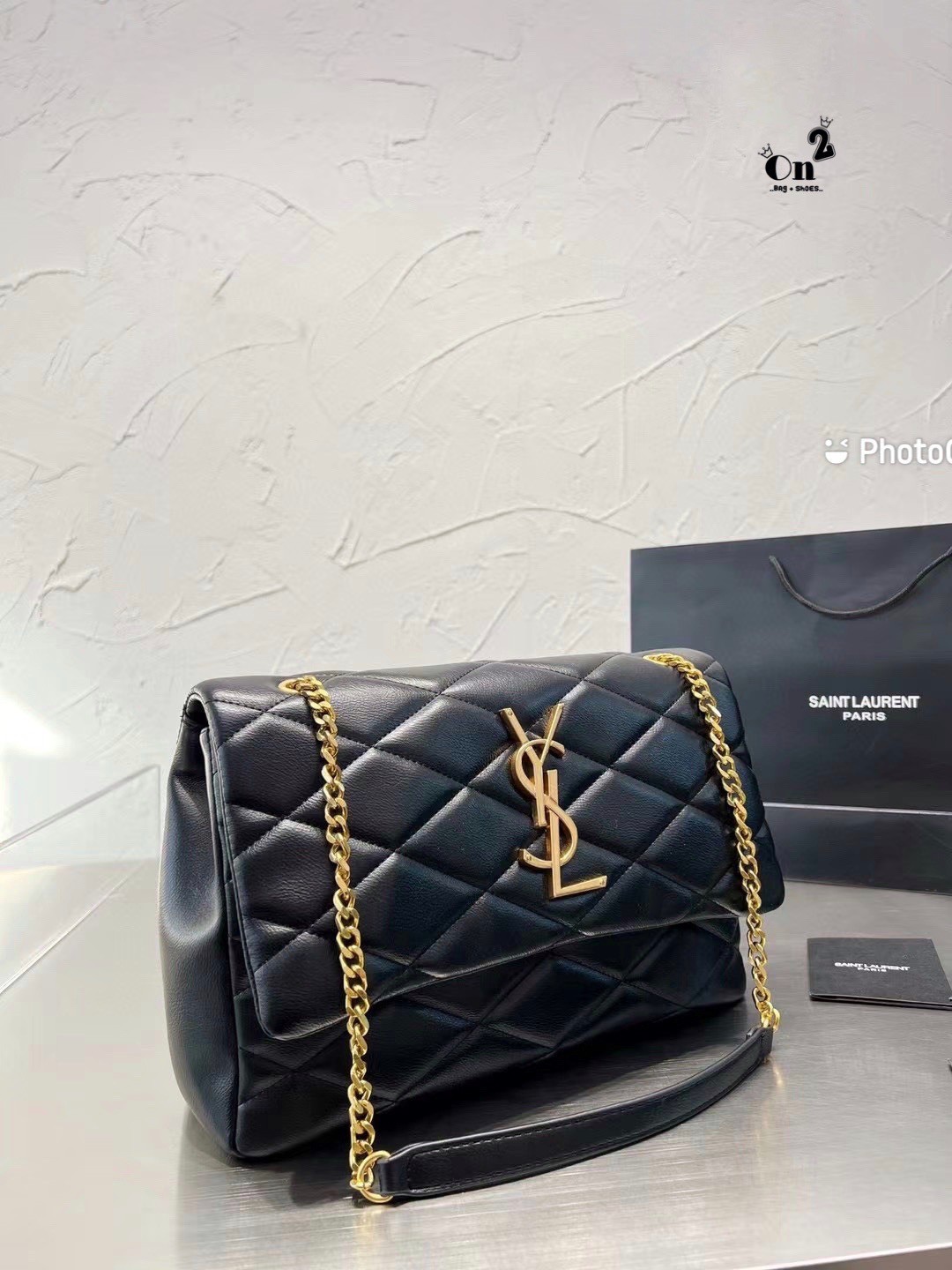 YSL JAMIE MEDIUM CHAIN BAG กระเป๋าสะพาย งานหนังสวยสมการรอคอยใครเล็งใบนี้มาแล้วน้า มาพร้อมสายโซ่สีทองเพิ่มความหรูขับผิว