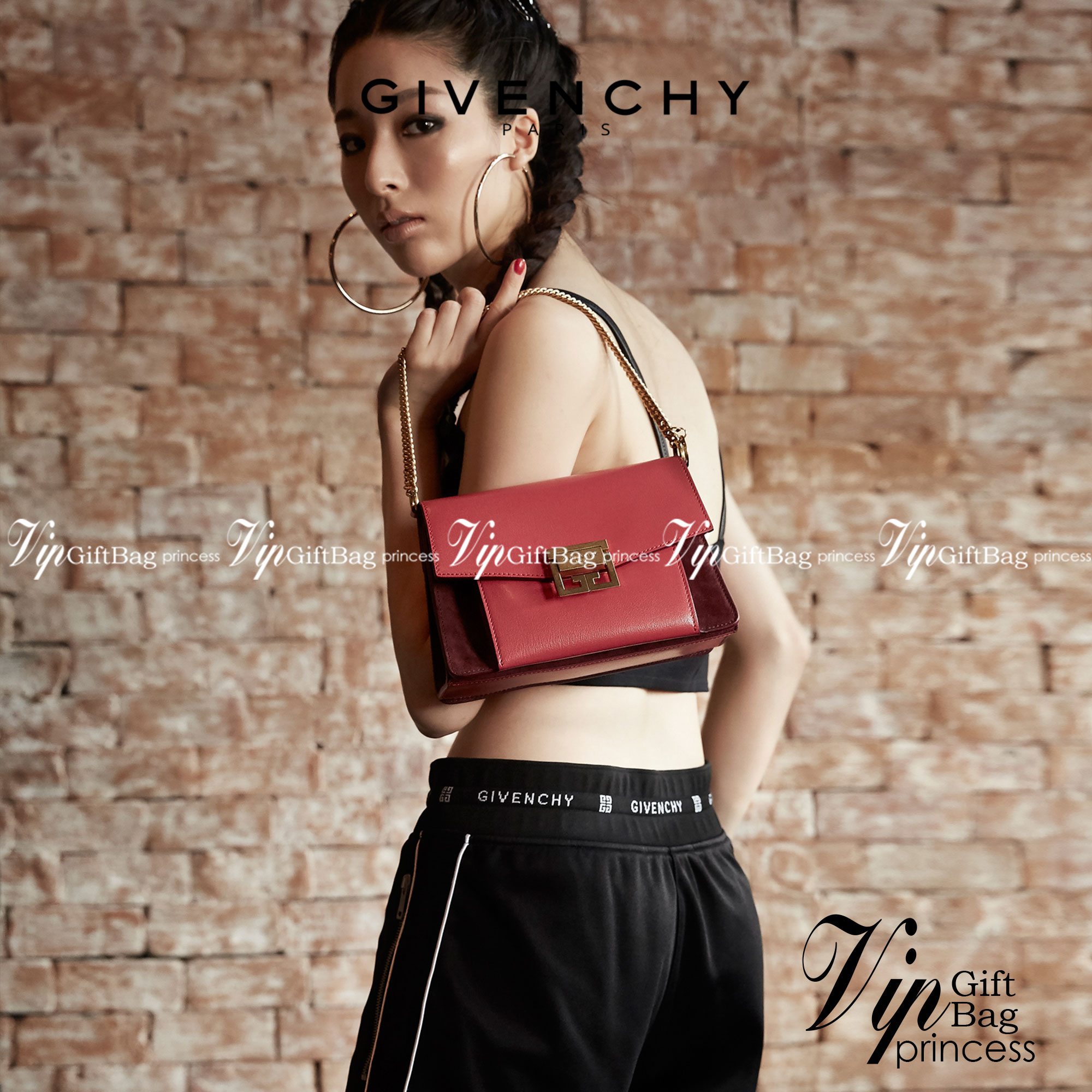 หนังแท้ GIVENCHY GV3 SHOULDER BAG พร้อมส่งที่ไทย