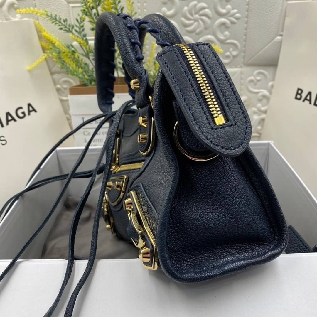 VIP 】หนังแท้ BALENCIAGA Classic City Mini Shoulder Bag พร้อมส่งที่ไทย โทนสีสวยละมุน
