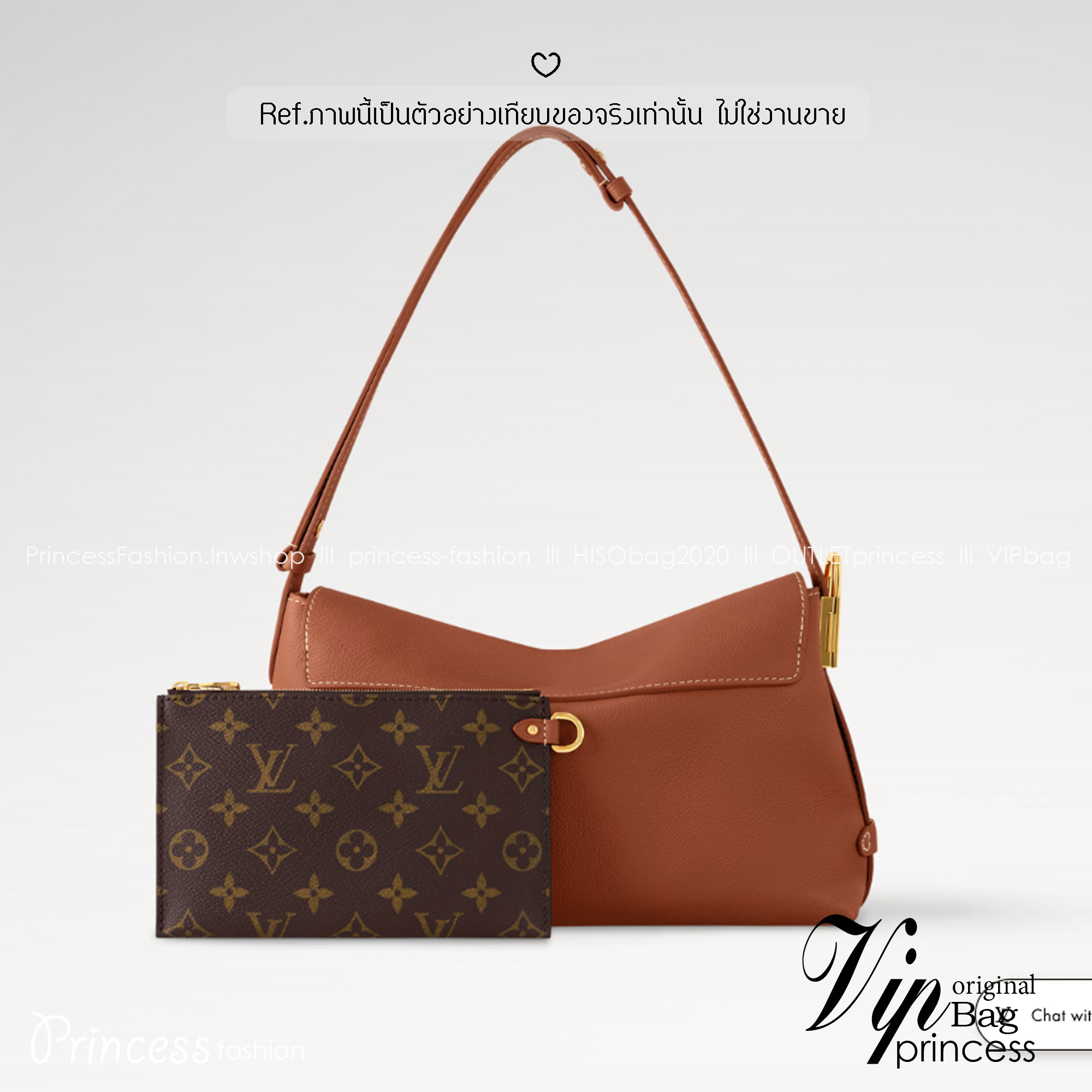 ORI หนังแท้ | LV Low Key Messenger Bag กระเป๋าสะพายทรงแมสเซ็นเจอร์ รูปทรงใหม่ สไตล์เรียบง่ายแต่หรูหรา ตกแต่งด้วยแม่กุญแจสีทองวินเทจ พร้อมใบลูกลายโมโนแกรมเพิ่มฟังชั่นการใช้งาน