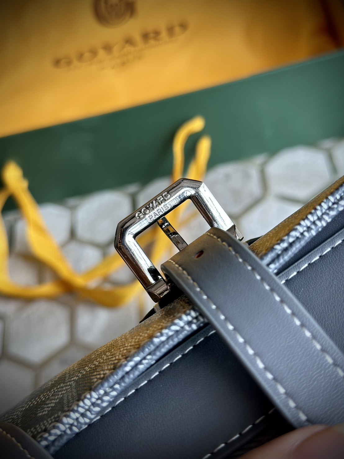 GOYARD Goyardine Sac Marie Galante MM / GOYARD Tote Bag กระเป๋าทรงโท้ทจุของได้เยอะ งานสวยเนี๊ยบ เกรดออริ สลับแท้ 1:1 ใช้ต่างประเทศได้