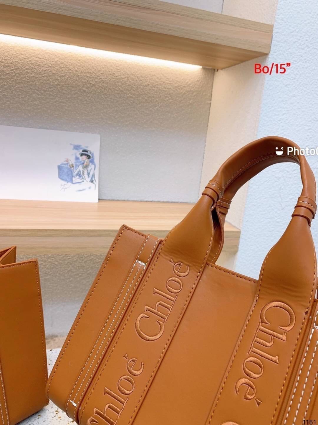 CHLOE Woody medium embroidered leather tote / CHLOE TOTE BAG กระเป๋าทรงโท้ท สีสวย เรียบหรู ดูคลาสสิค รุ่นตามหา ใบใหญ่จุดของได้เยอะมาก ภายในโล่งกว้าง
