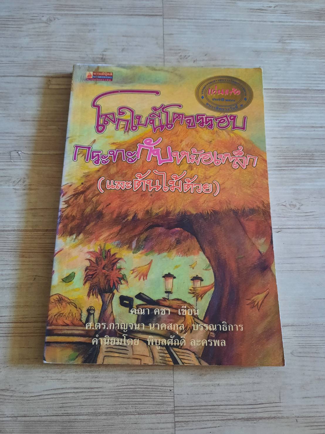 โลกใบนี้โคจรรอบกระทะกับหม้อเหล็ก (และต้นไม้ด้วย) คณา คชา เขียน (มีตำหนิเป็นรอยปั๋ม แต่ไม่มีผลกับการอ่านค่ะ)***สินค้าหมด***