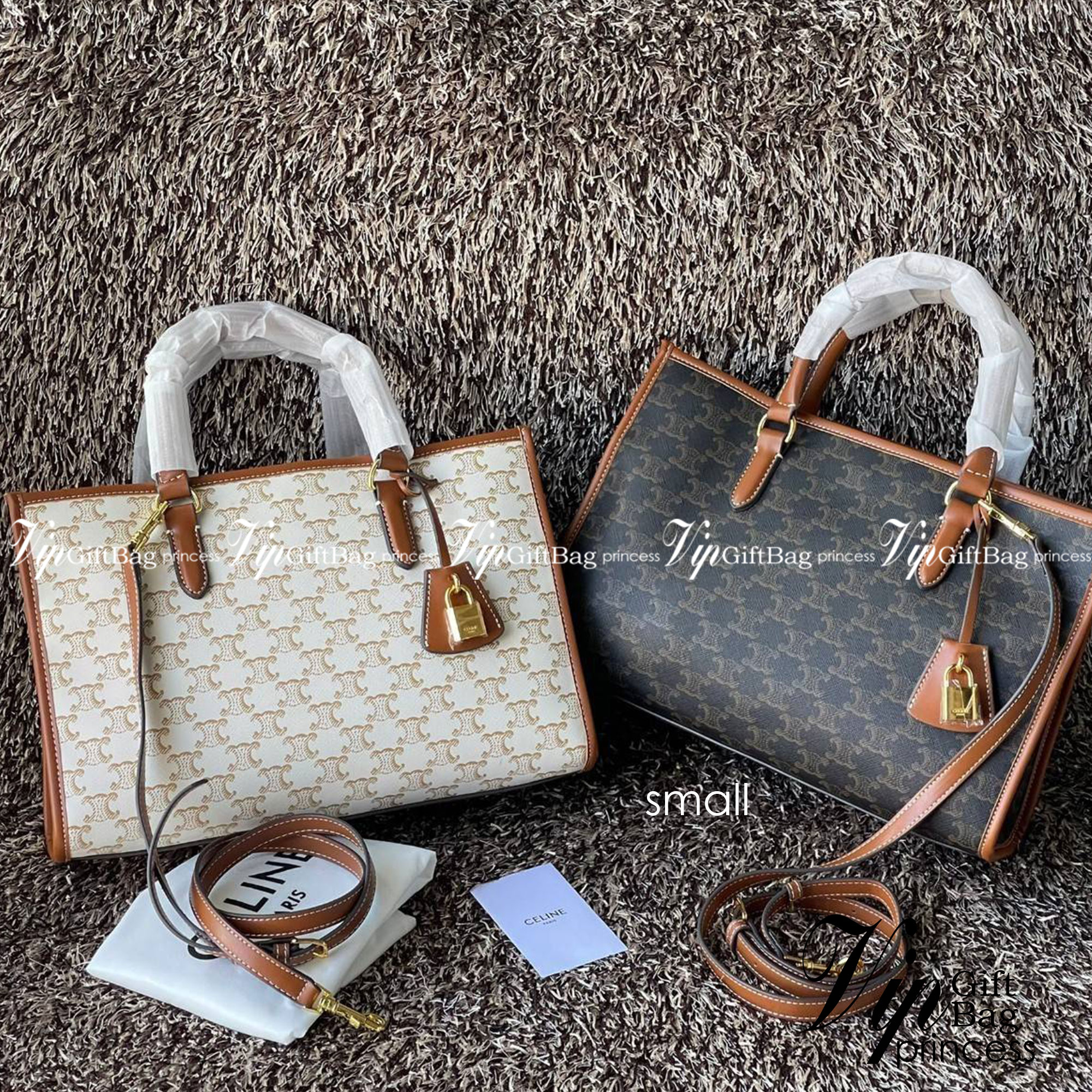 Celine Horizontal Cabas In Triomphe Canvas / Celine tote bag สายชอบพกของเยอะ ต้องหยิบของในกระเป๋าบ่อย รุ่นนี้ก็เป็นอีกตัวเลือกที่น่าสนใจค่ะ เพราะนอกจากจะจุของได้เยอะแล้วดีไซน์ยังเรียบสวยมีกลิ่นอายความวินเทจ อีกทั้งขนาดกระเป๋าใหญ่กำลังดีไม่เกะกะ เคลื่อนไหว