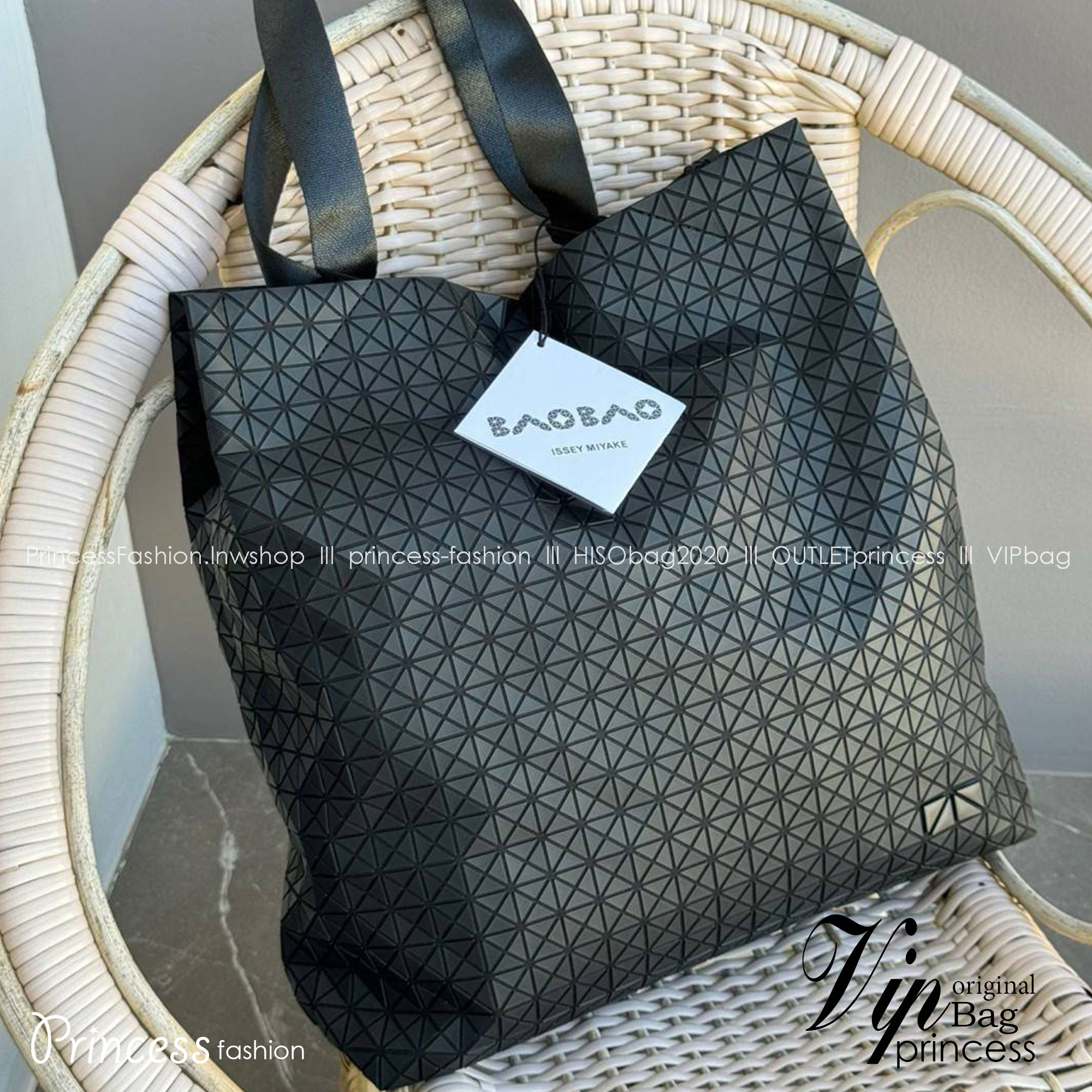 พร้อมส่ง 5 สี Baobao Issey Miyake Cart S geometric tote bag กระเป๋าถือทรงโท้ทลายเรขาคณิต 🧡 เกรดออริจินอล 1:1 สลับแท้ ใช้งานต่างประเทศได้