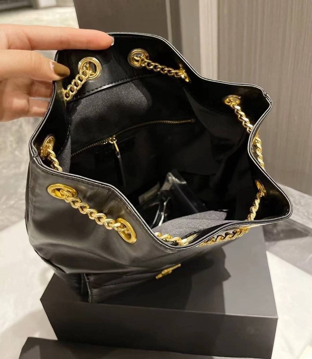 VIP Saint Laurent Joe Drawstring Quilted backpack / YSL Joe Drawstring / YSL Backpack 8" กระเป๋าเป้ใบเล็ก พร้อมส่ง ภาพถ่ายจากงานจริง