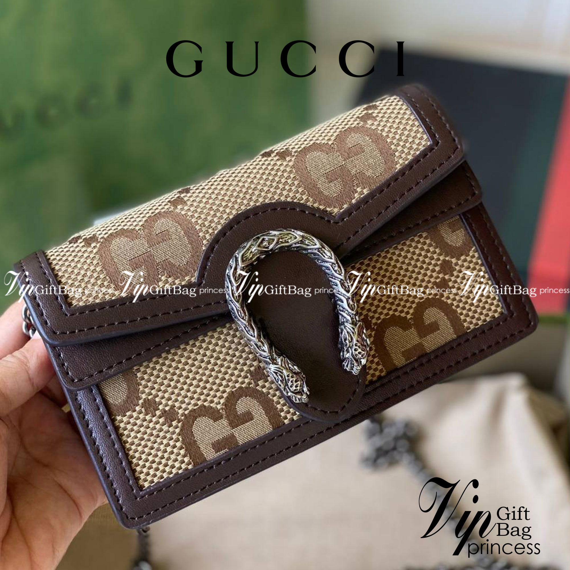 หนังแท้ GUCCI Dionysus mini bag / GG Shoulder bag / GG Denim Dionysus พร้อมส่งที่ไทย กระเป๋าสะพายข้างหนังแท้ เกรดหนังคุณภาพดียิ่งใช้หนังยิ่งสวย โทนสีน่าใช้มากก มาในดีไซน์คลาสสิคเรียบหรูเข้ากับทุกลุ๊คแบบไม่มีเอ้าท์ พร้อมส่งที่ไทย ภาพสินค้าถ่ายจากงานขายจริง
