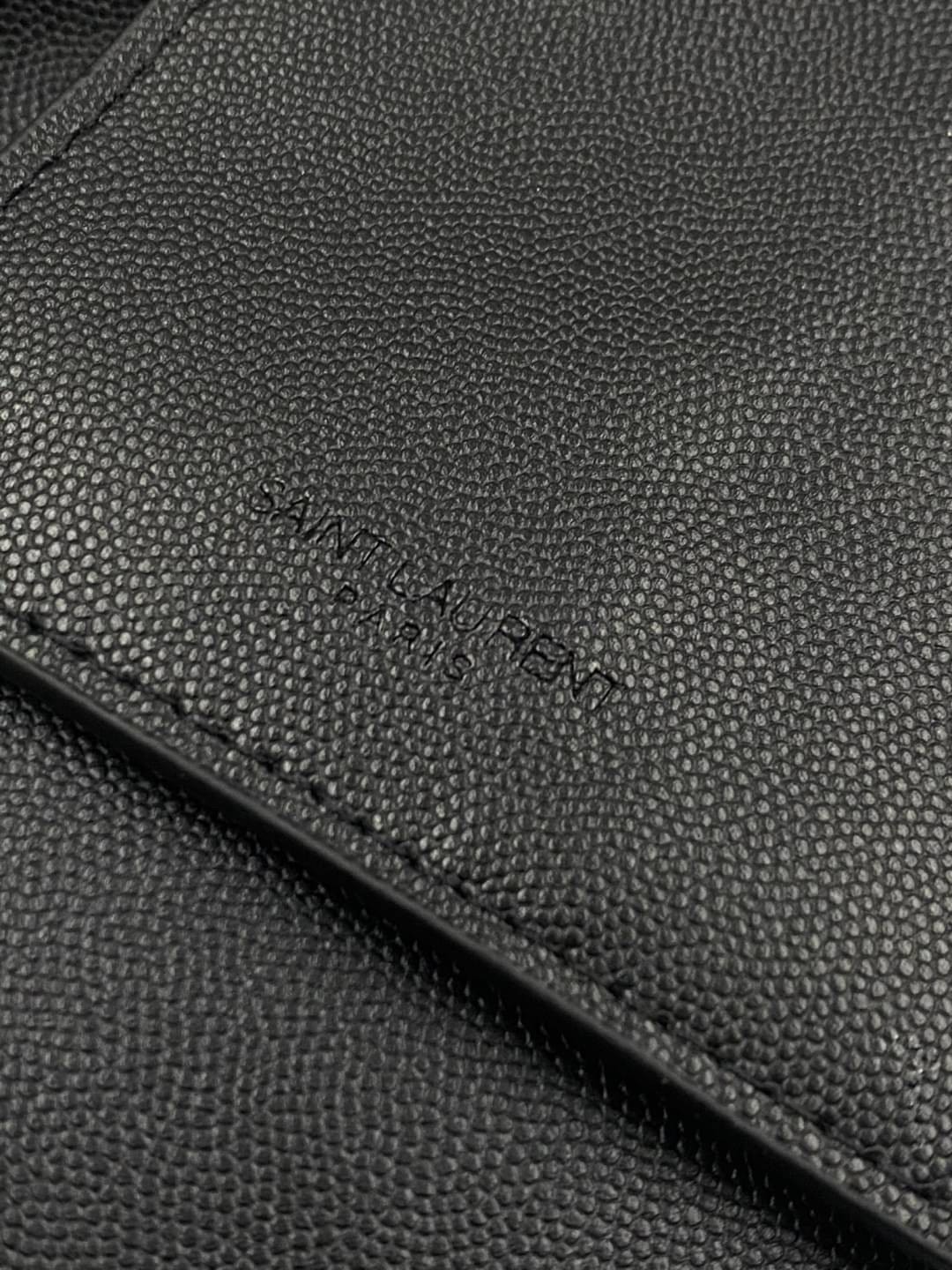 VIP 】หนังแท้ YSL WOC Saint Laurent Envelope Monogram Leather Crossbody Bag หนังคาเวียร์ อะไหล่ทองสุดหรู มาพร้อมใบเล็กใส่บัตรได้ พร้อมส่งที่ไทย