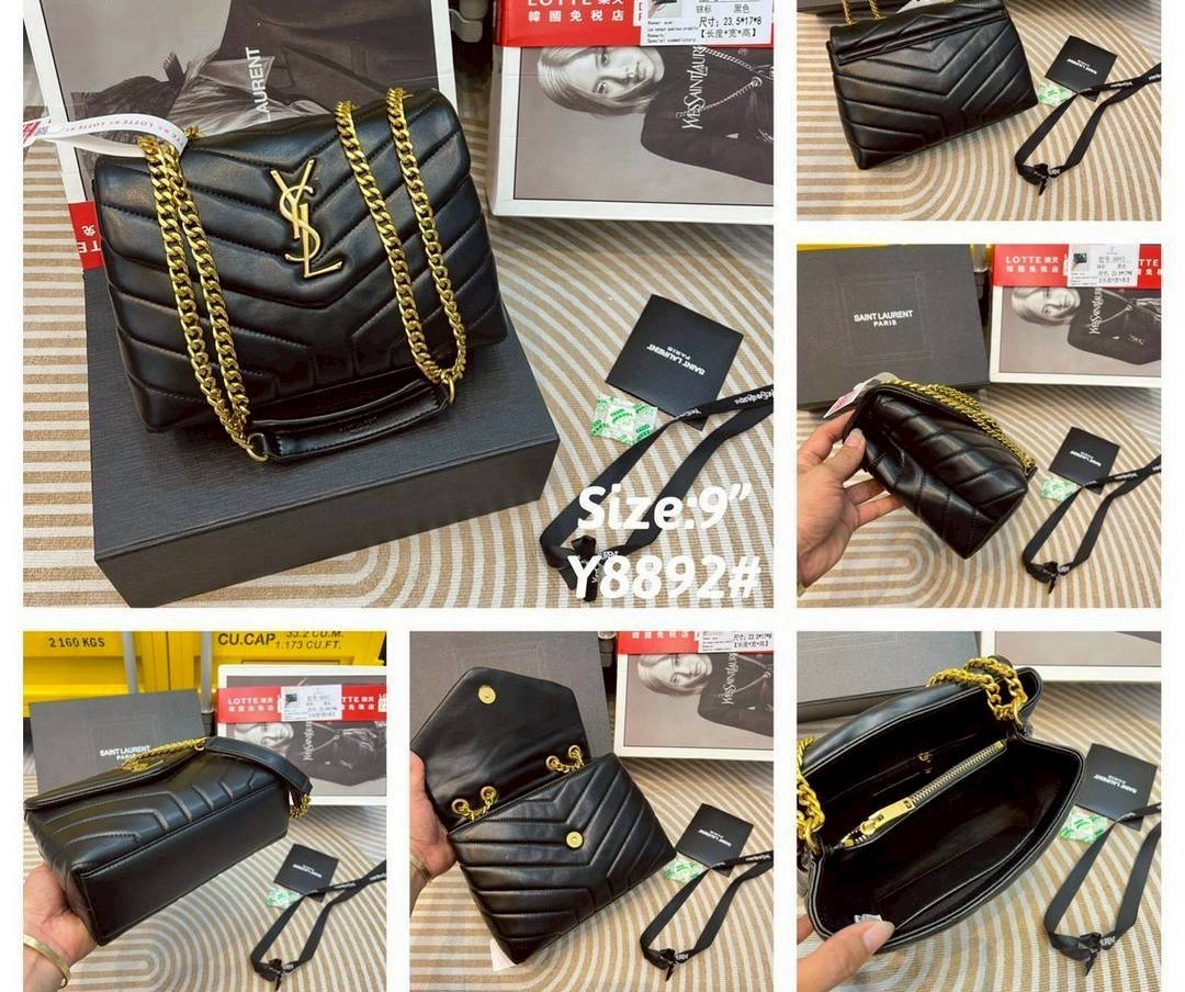 YSL LOULOU Mini Bag กระเป๋าสะพายทรงสวยสุดหรูทรงสวยคลาสสิก รุ่นขายดี ใช้ได้บ่อยไม่มีเบื่อ ดีไซน์เรียบหรู ออกแบบมาให้ใช้งานได้สะดวกด้วยกระดุมแม่เหล็ก