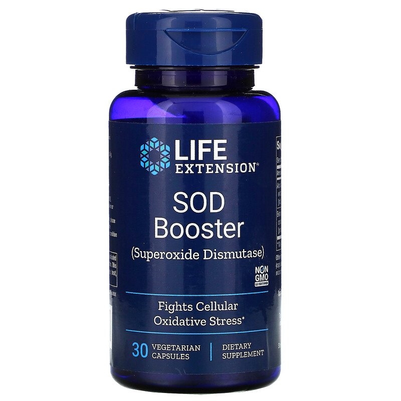 ส่งฟรีลงทะเบียนมีพร้อมส่งค่ะ Life Extension SOD Booster 30 Vegetarian Capsules
