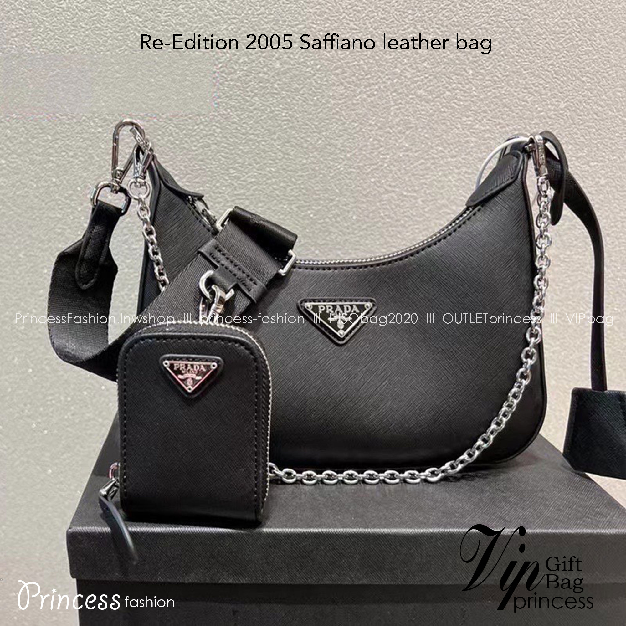 Prada Re-Edition 2005 Saffiano leather bag / PRADA COLLECTION SS22 🔥 HOTS ITEM มาเเรงสุดตอนนี้ น่ารักมากๆ สีพาสเทล สีสายฝอ มาแบบจัดเต็มมาก ถือเกร๋ๆคาเฟ่ต้องลงเเล้วล่ะเเม่ หรูหราเลยค่า ปังสุดดด