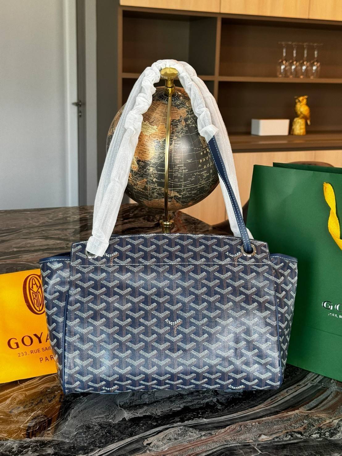 พร้อมส่ง 8 สี GOYARD Rouette Souple Bag 30cm กระเป๋าสะพายแบรนด์หรูสัญชาติฝรั่งเศส 🧡 เกรดออริจินอล 1:1 สลับแท้ ใช้งานต่างประเทศได้