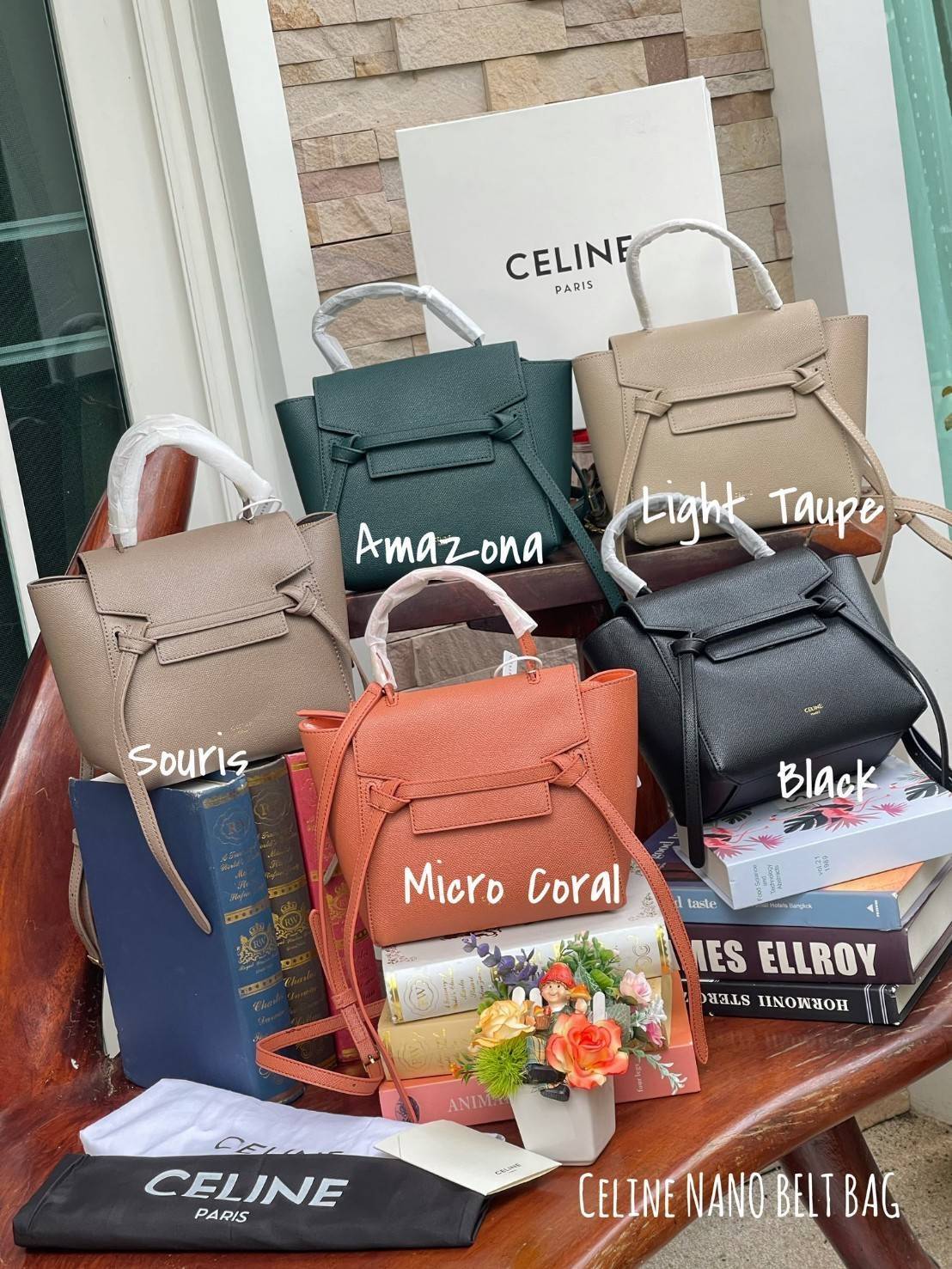 Celine NANO BELT BAG กระเป๋ารุ่น Belt Bag จาก CELINE เป็นกระเป๋าถือที่มีสไตล์มินิมอล และดูเรียบง่าย แต่หรูหรา ครองใจสาวก CELINE ได้เป็นอย่างดี โดยรวมแล้วรูปทรงของกระเป๋าถือว่าออกแบบมาได้อย่างพอดี ไม่มากหรือน้อยจนเกินไป คือช่วยให้คุณดึงดูดสายตาของผู้คนให้ม