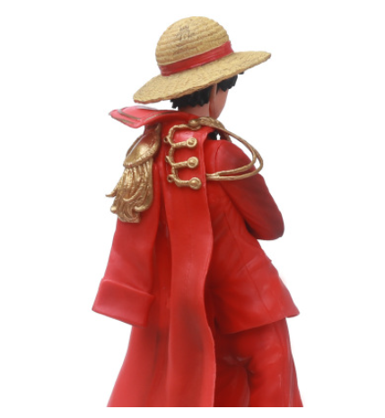 โมเดลลูฟี่เสื้อคลุมแดงกัปตันโจรสลัด