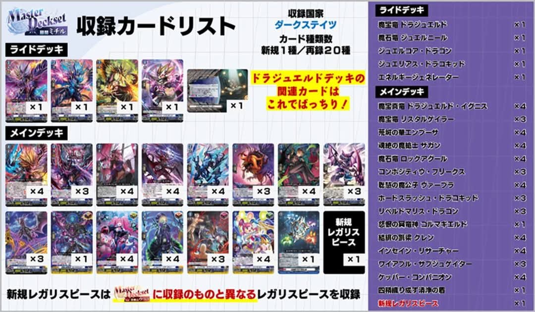 พร้อมส่ง Vanguard DZ VG-DZ-SS10「Master Deckset Hazama Michiru」