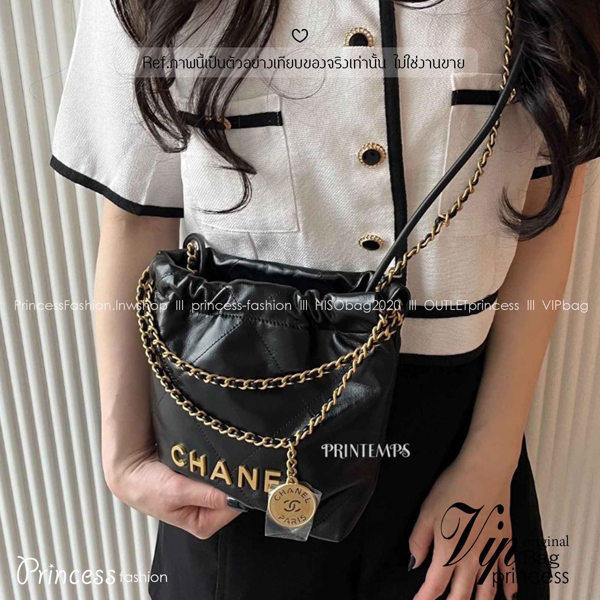 CHANEL 22 mini handbag กระเป๋าสะพายไซส์มินิ น่ารักน่าใช้ สวยเกินต้านที่สุดกับไอเท็มนี้ ที่สาวๆหรือใครๆก็ต้องมีแล้วค่า!! มาในไซส์มินิ น่ารักจริงจัง!! แค่เห็นก็หลงรัก